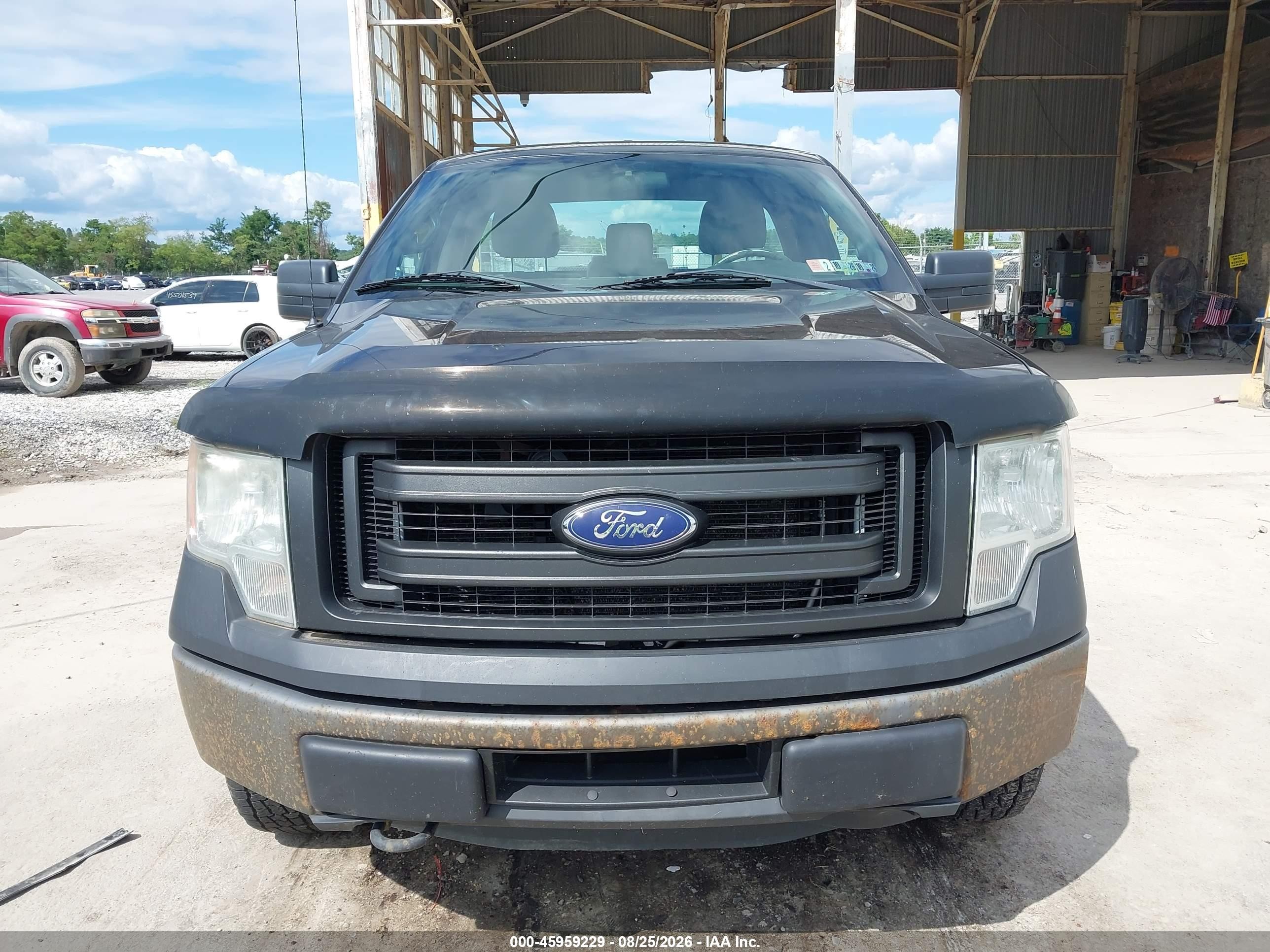 2014 Ford F-150 Xl Black vin: 1FTMF1EMXEKG06547