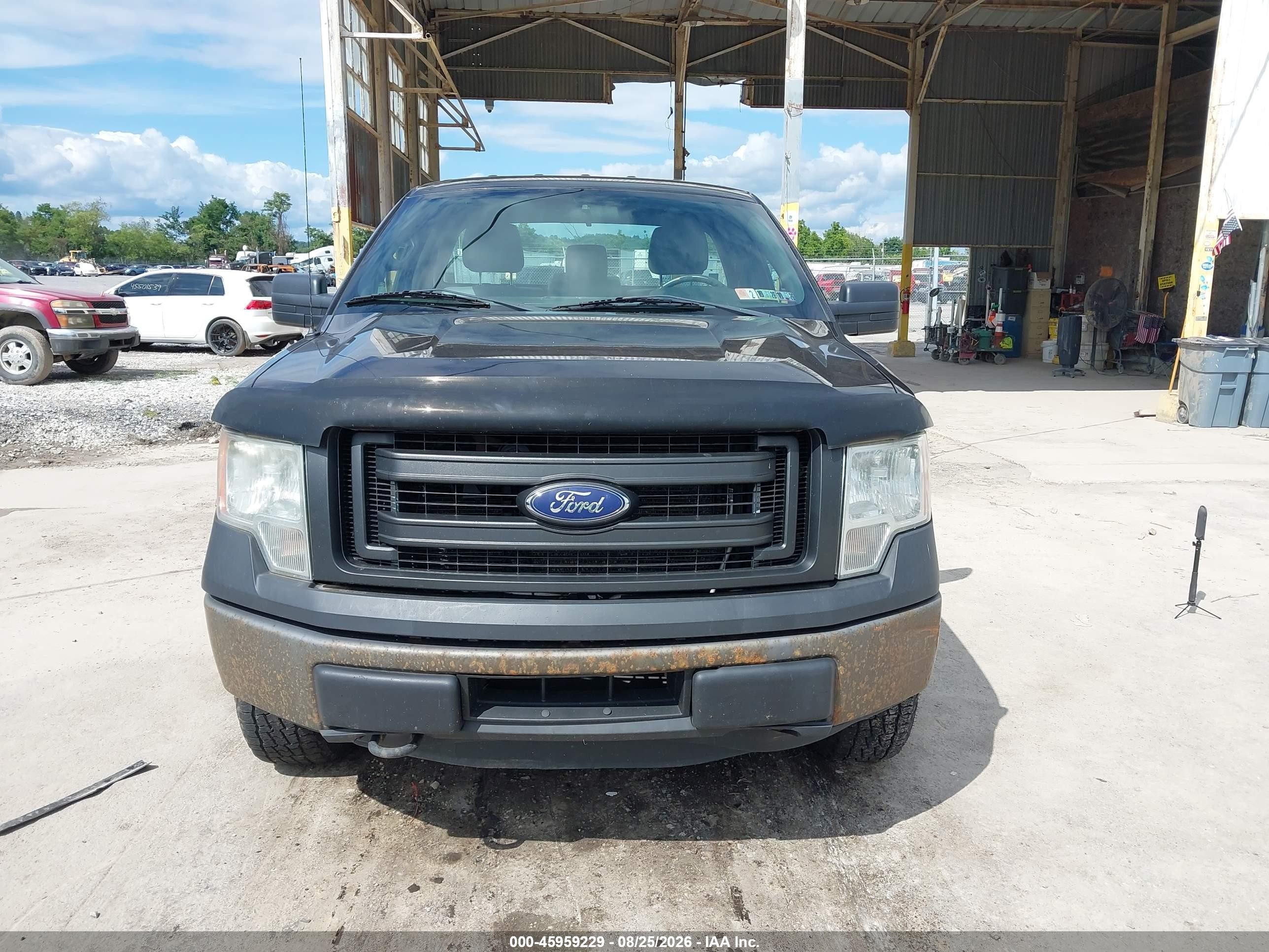 2014 Ford F-150 Xl Black vin: 1FTMF1EMXEKG06547
