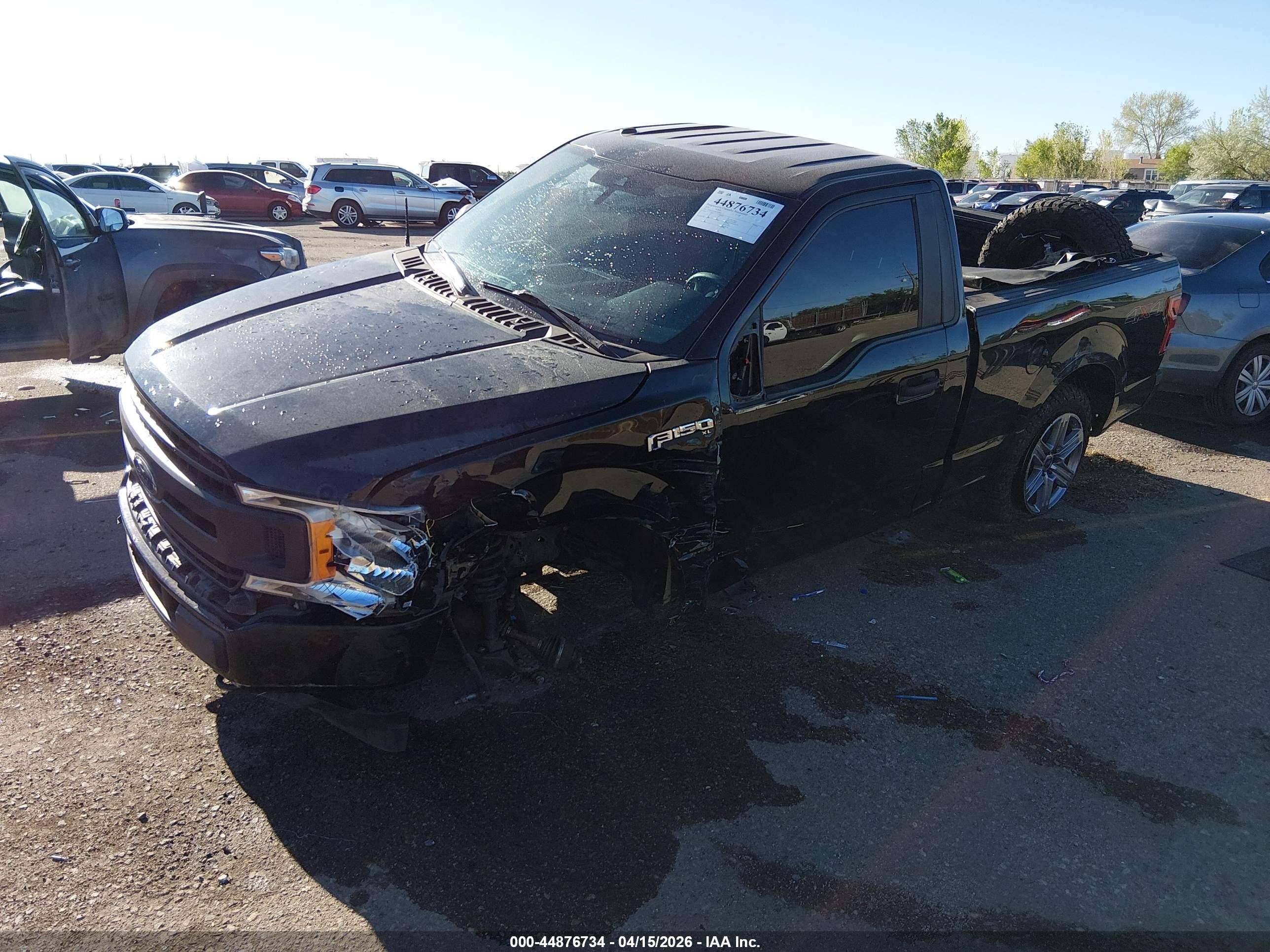 2019 Ford F-150 Xl Black vin: 1FTMF1EP2KKD64892