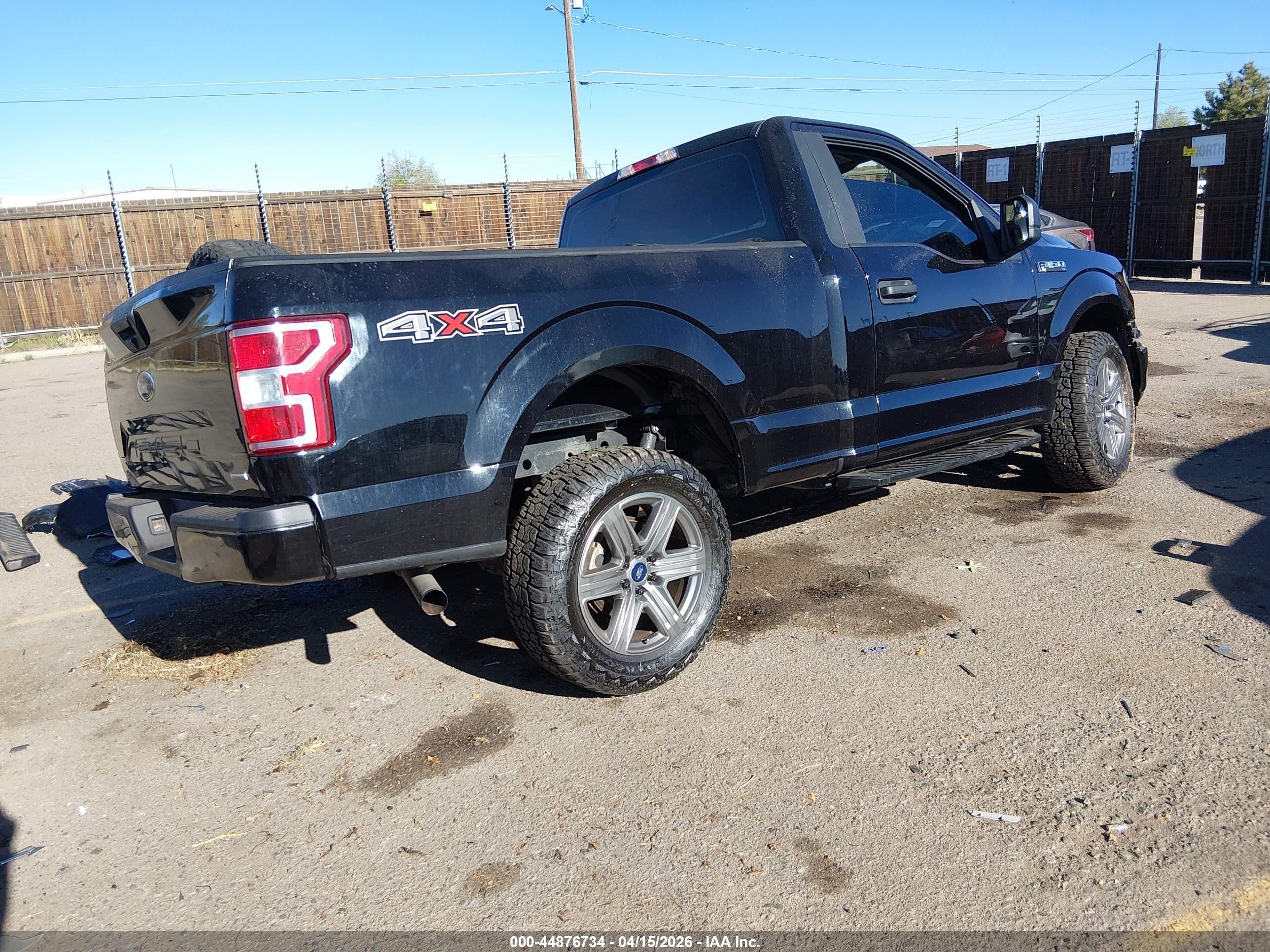 2019 Ford F-150 Xl Black vin: 1FTMF1EP2KKD64892