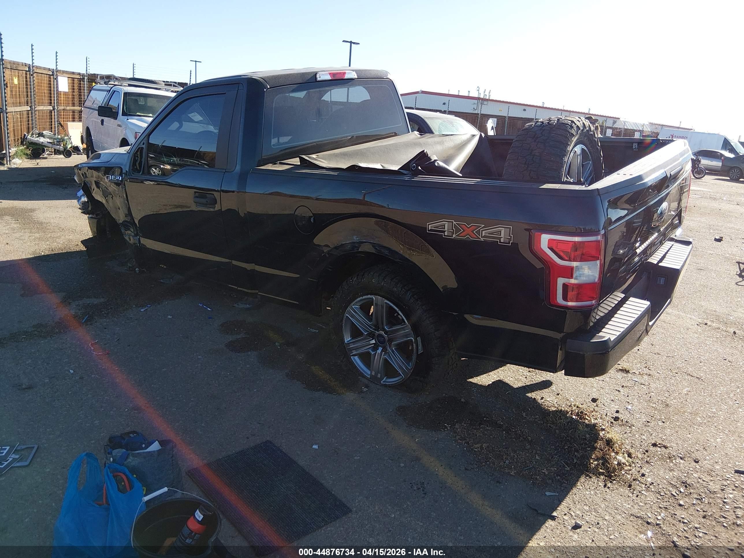 2019 Ford F-150 Xl Black vin: 1FTMF1EP2KKD64892