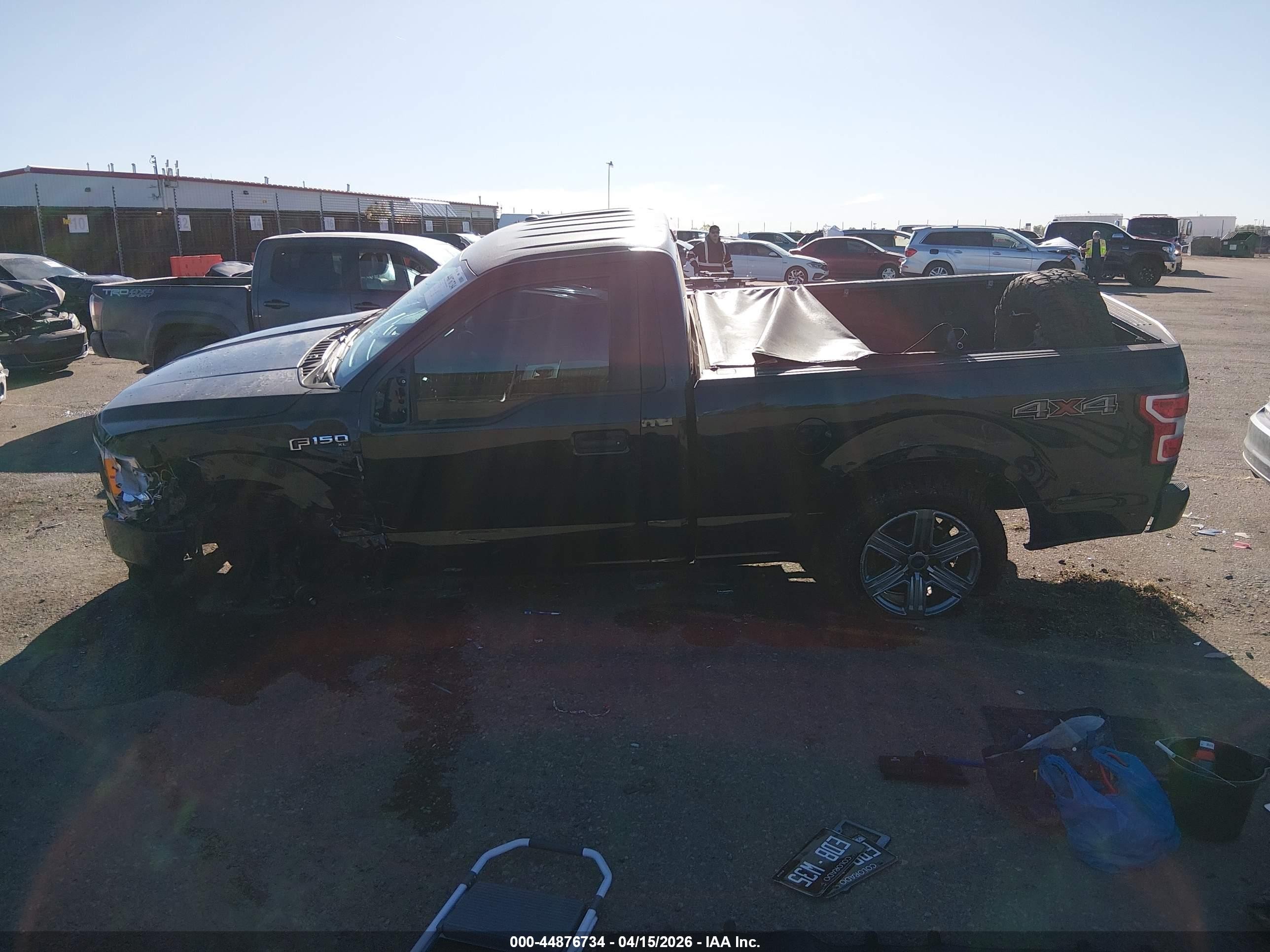 2019 Ford F-150 Xl Black vin: 1FTMF1EP2KKD64892