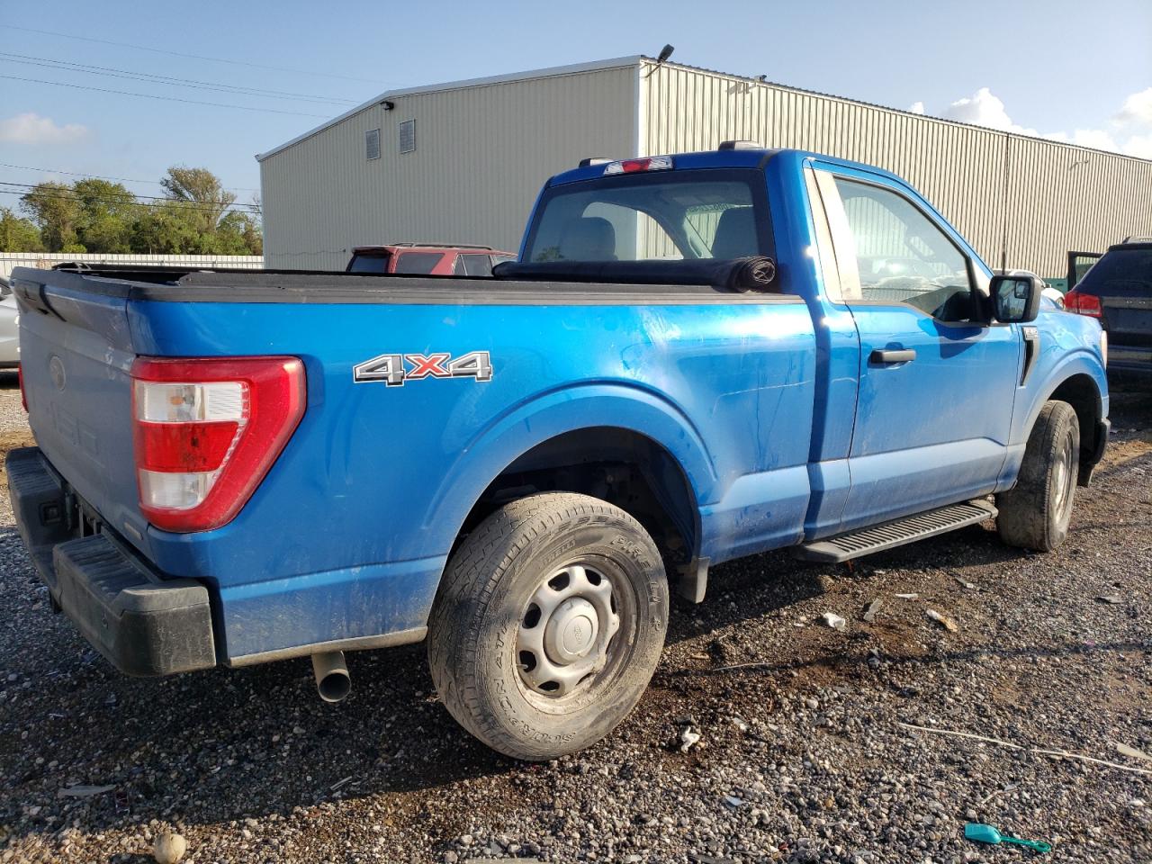 2021 Ford F150  Blue vin: 1FTMF1EP8MKE75515