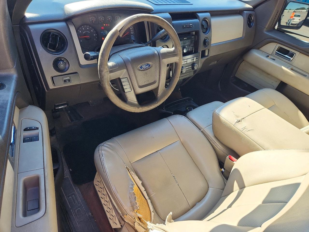 2010 Ford F150 White vin: 1FTMF1EV3AKA82600