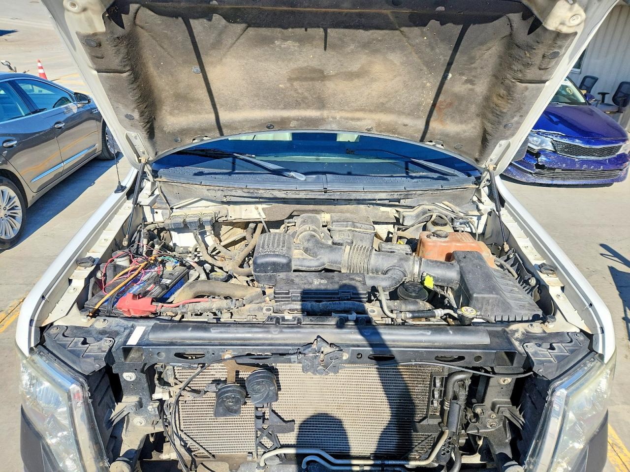 2010 Ford F150 White vin: 1FTMF1EV3AKA82600
