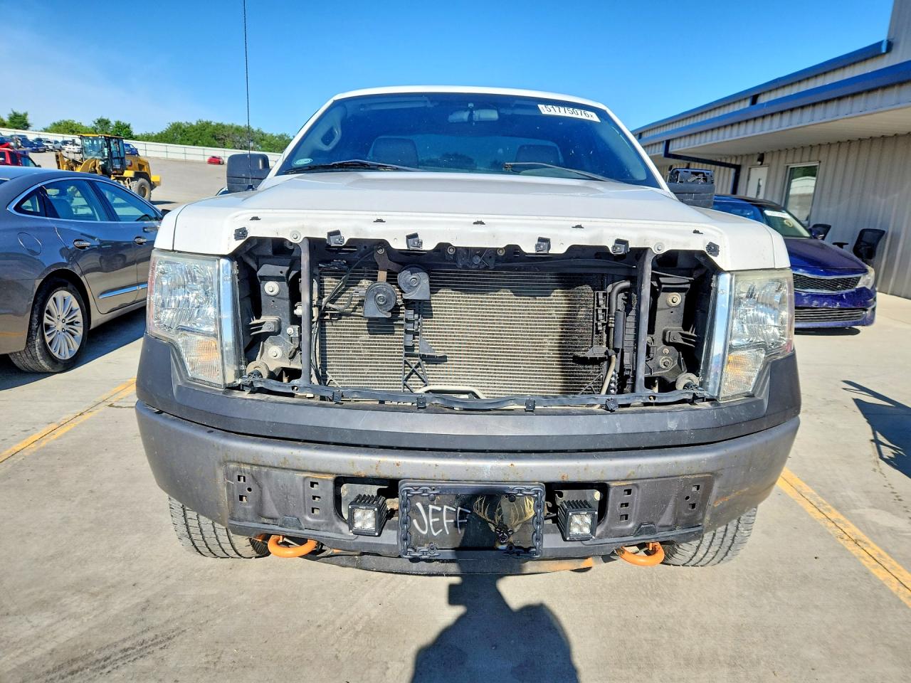 2010 Ford F150 White vin: 1FTMF1EV3AKA82600