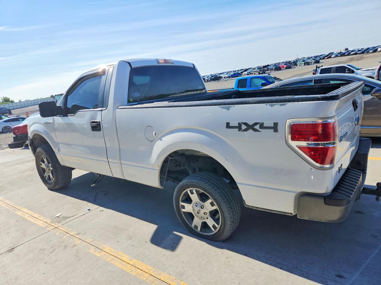 2010 Ford F150 White vin: 1FTMF1EV3AKA82600