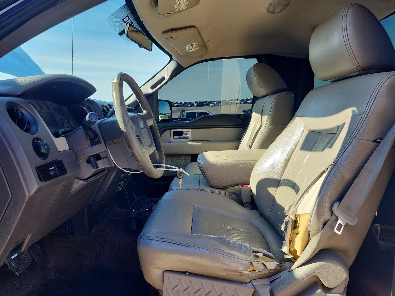 2010 Ford F150 White vin: 1FTMF1EV3AKA82600
