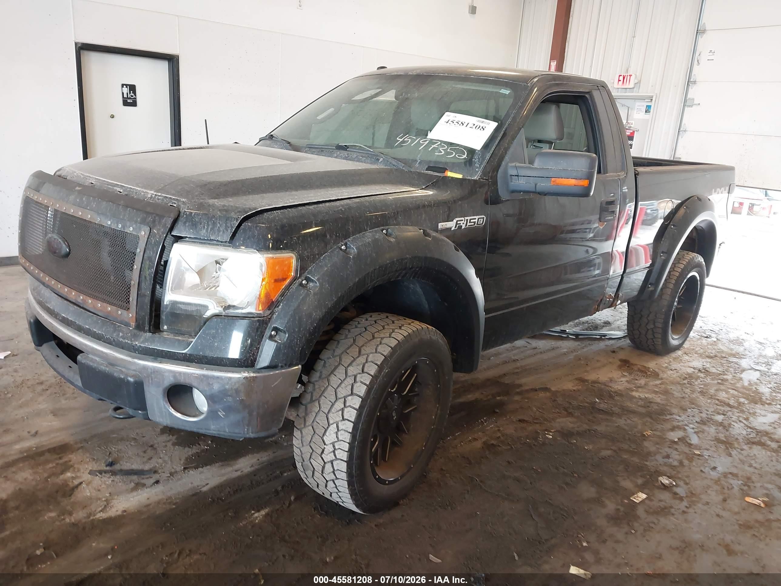2010 Ford F-150 Xl/xlt Black vin: 1FTMF1EV8AKA20142