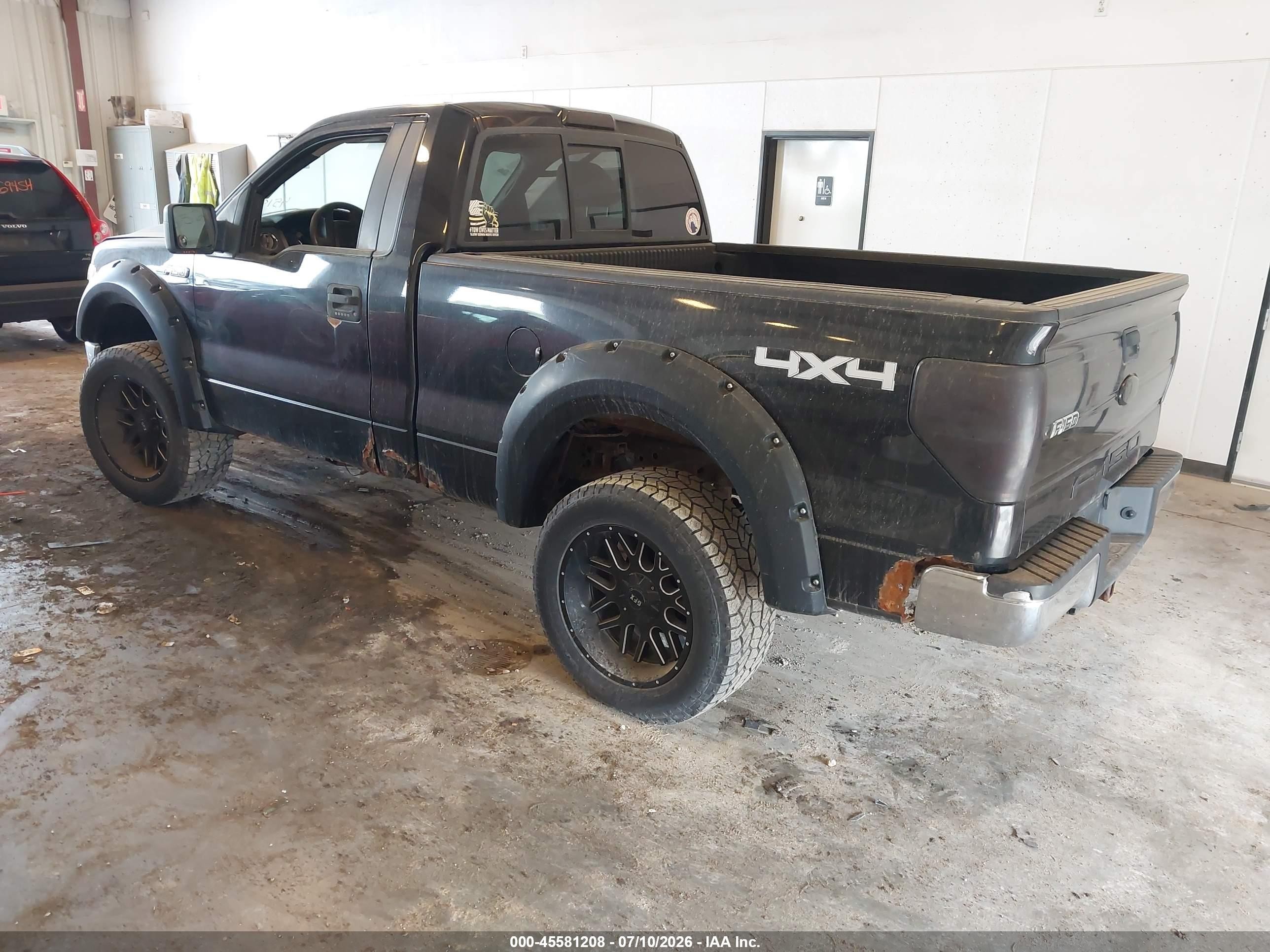 2010 Ford F-150 Xl/xlt Black vin: 1FTMF1EV8AKA20142