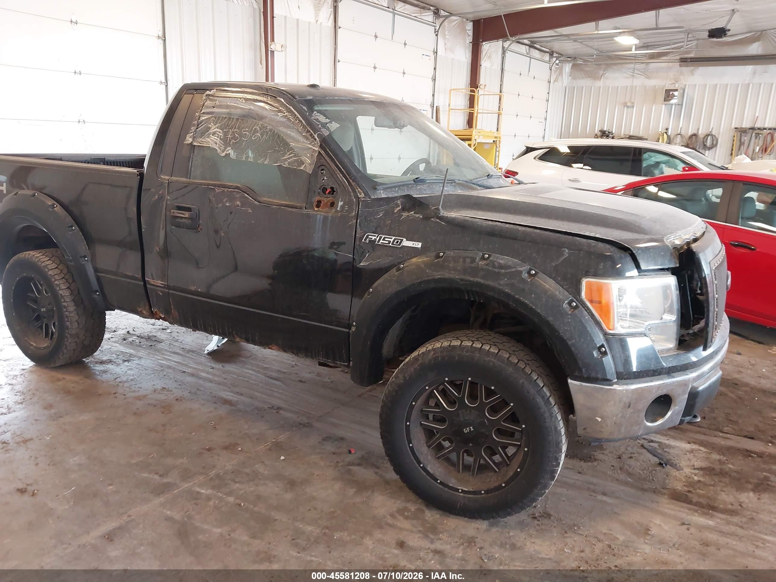 2010 Ford F-150 Xl/xlt Black vin: 1FTMF1EV8AKA20142