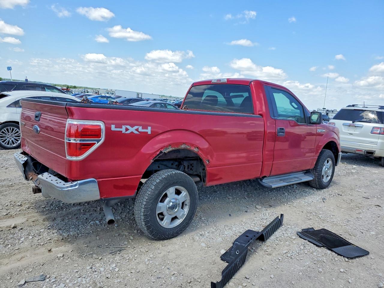 2010 Ford F150 Red vin: 1FTMF1EW0AKB04237