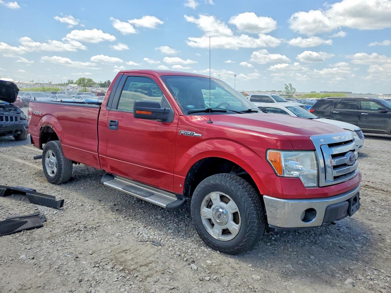 2010 Ford F150 Red vin: 1FTMF1EW0AKB04237
