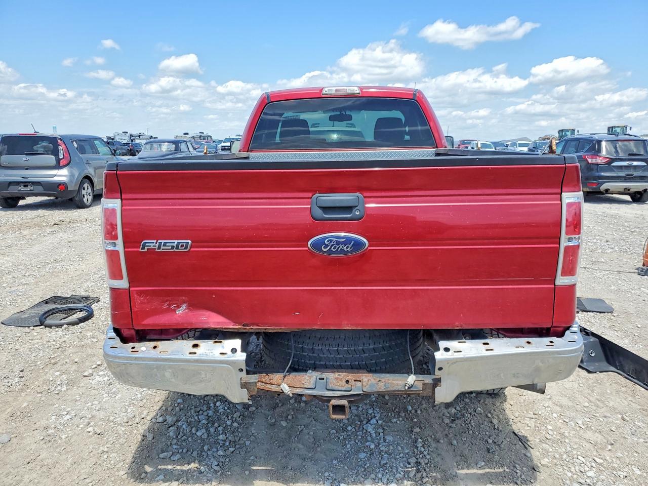 2010 Ford F150 Red vin: 1FTMF1EW0AKB04237