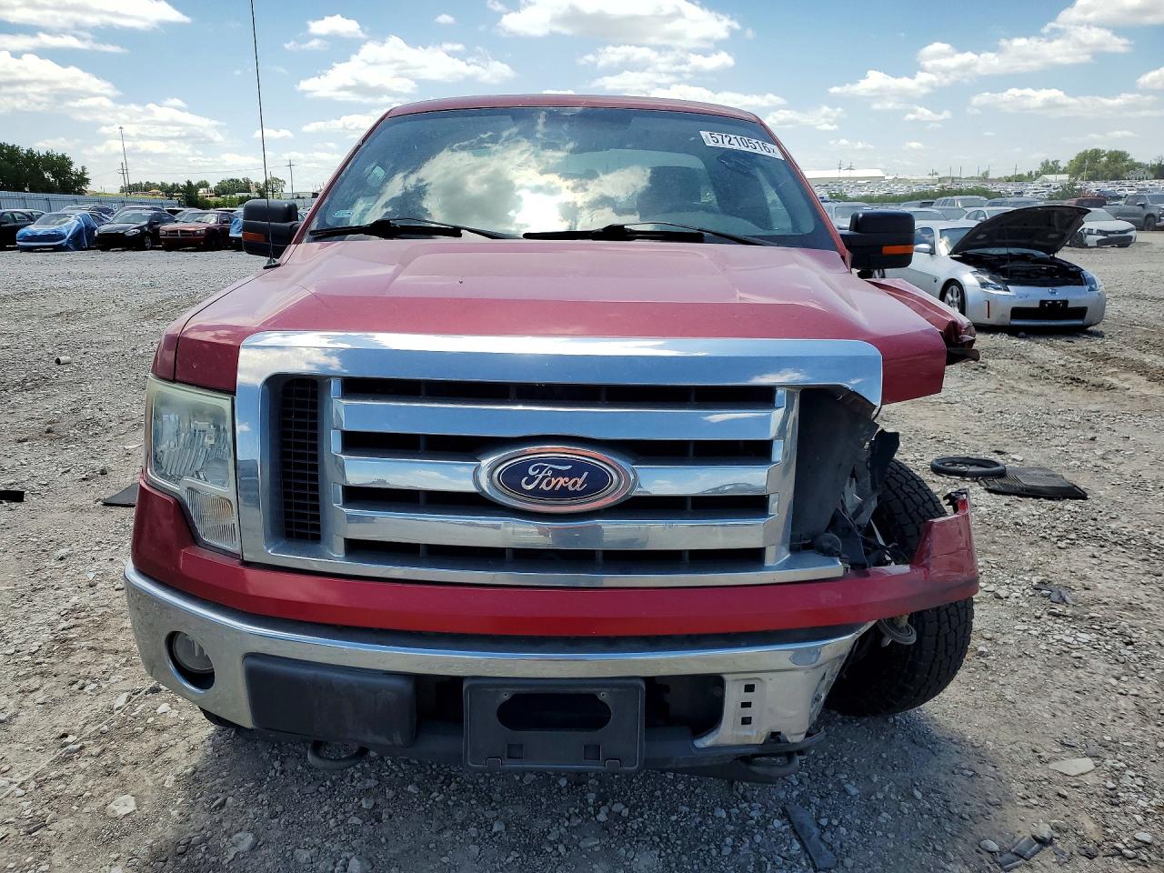 2010 Ford F150 Red vin: 1FTMF1EW0AKB04237
