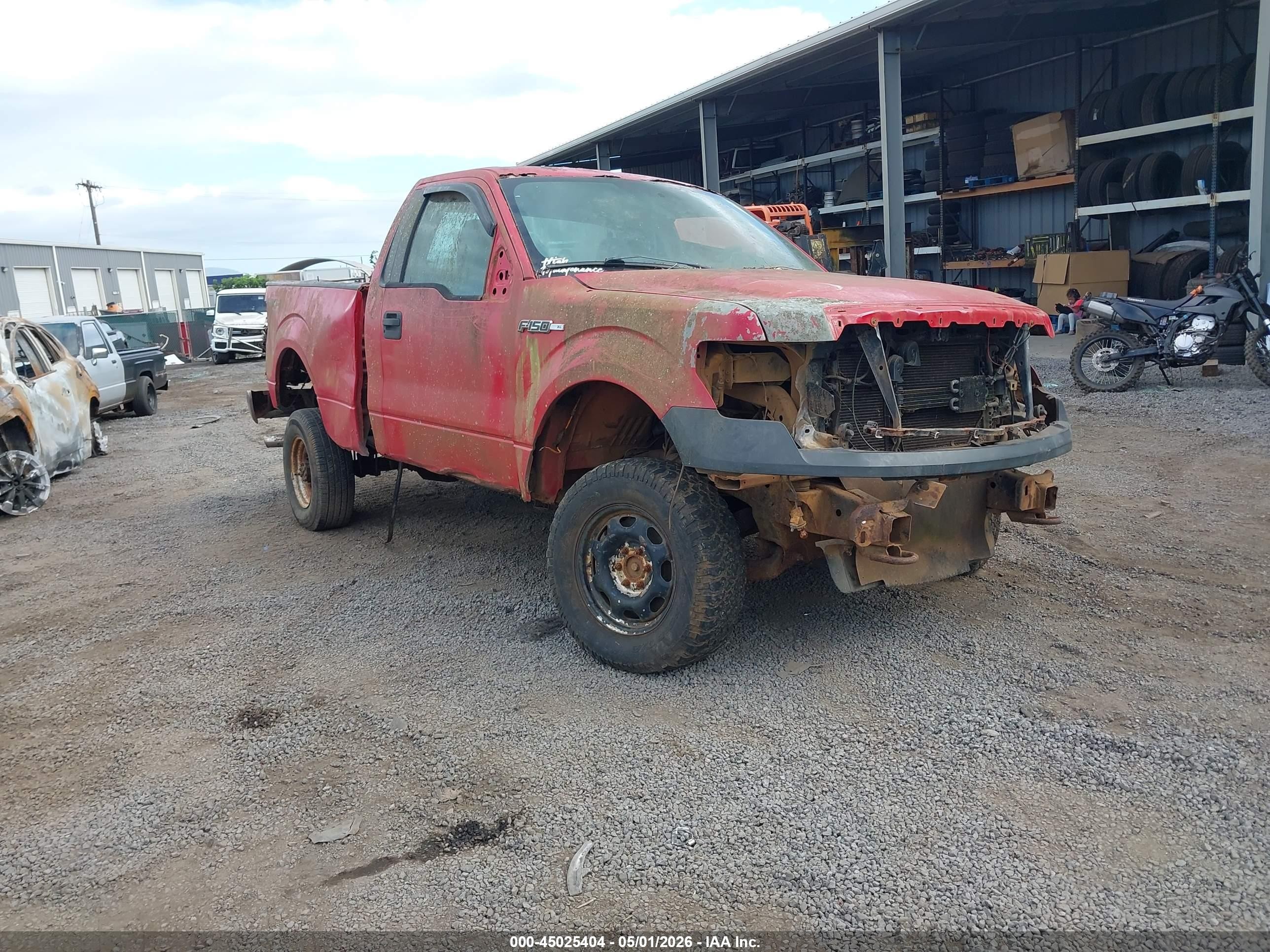 2010 Ford F-150 Stx/xl/xlt Red vin: 1FTMF1EW2AFD19319