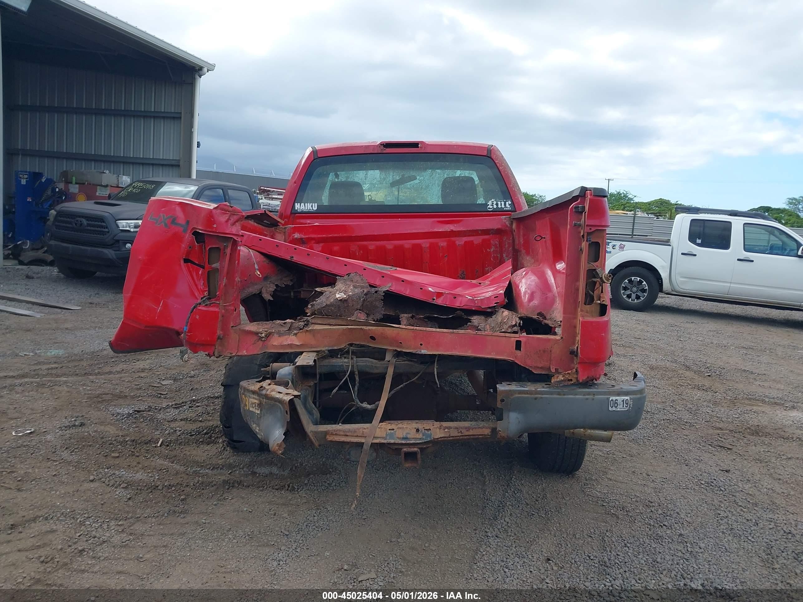 2010 Ford F-150 Stx/xl/xlt Red vin: 1FTMF1EW2AFD19319
