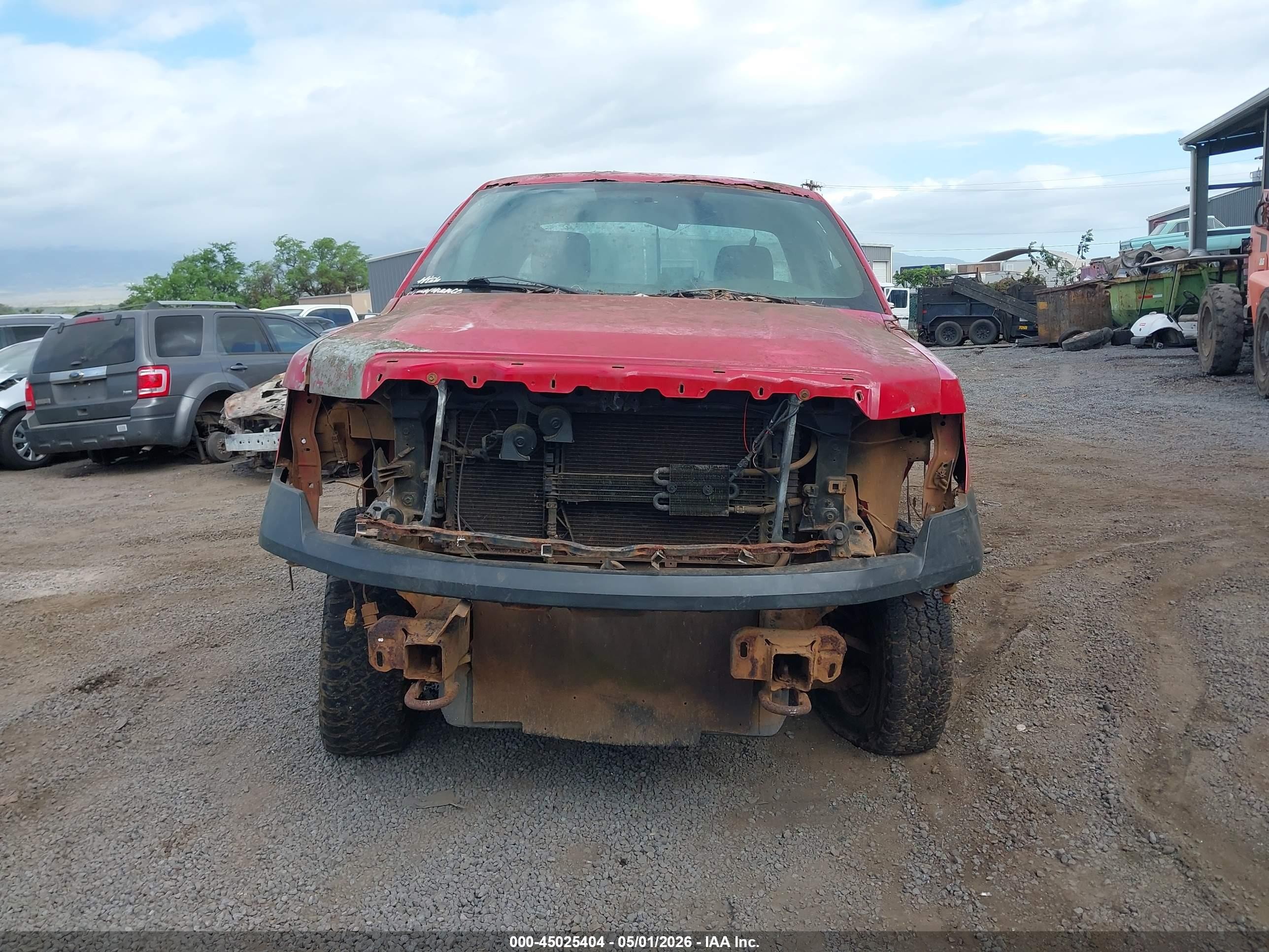 2010 Ford F-150 Stx/xl/xlt Red vin: 1FTMF1EW2AFD19319