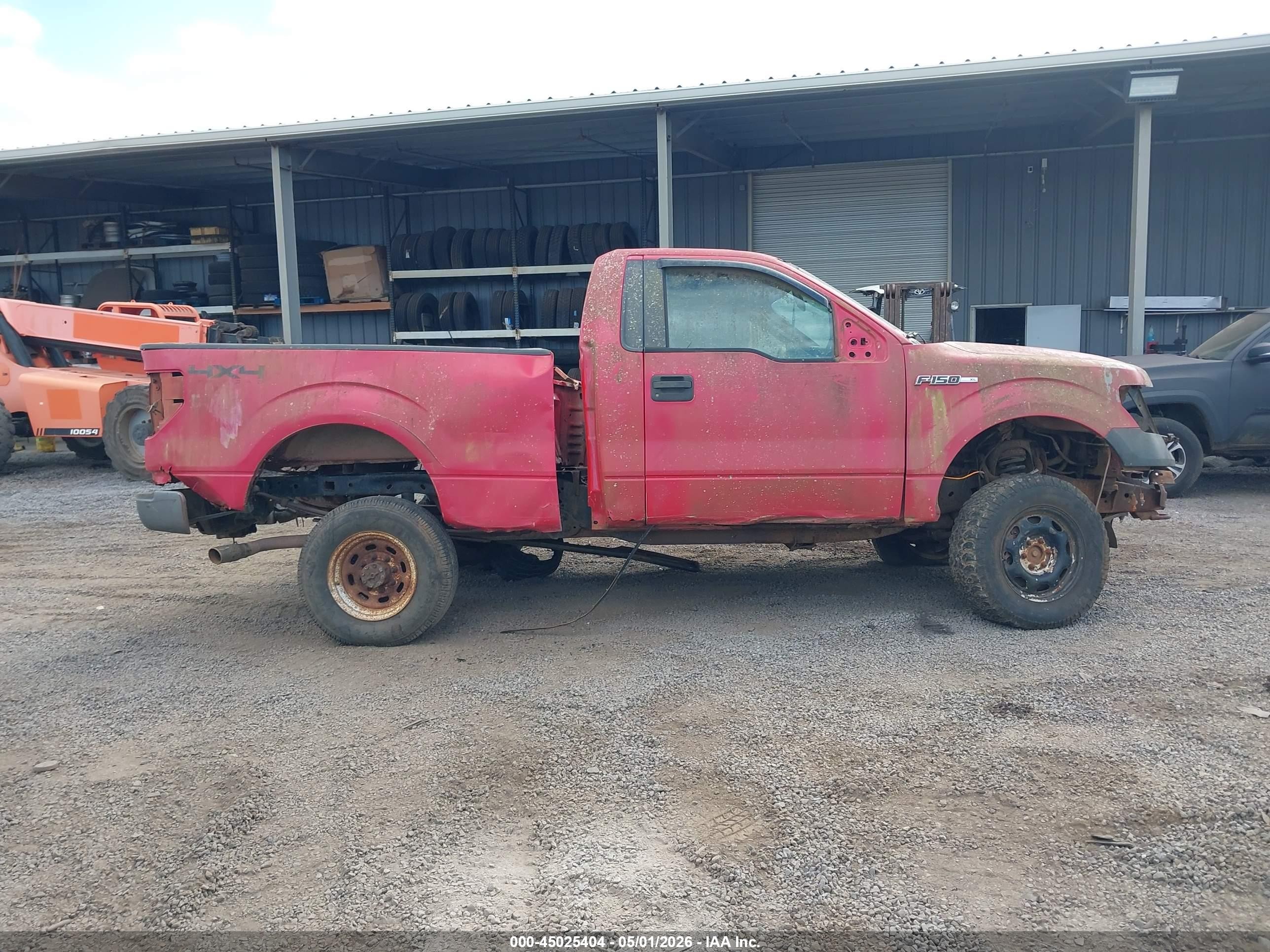 2010 Ford F-150 Stx/xl/xlt Red vin: 1FTMF1EW2AFD19319