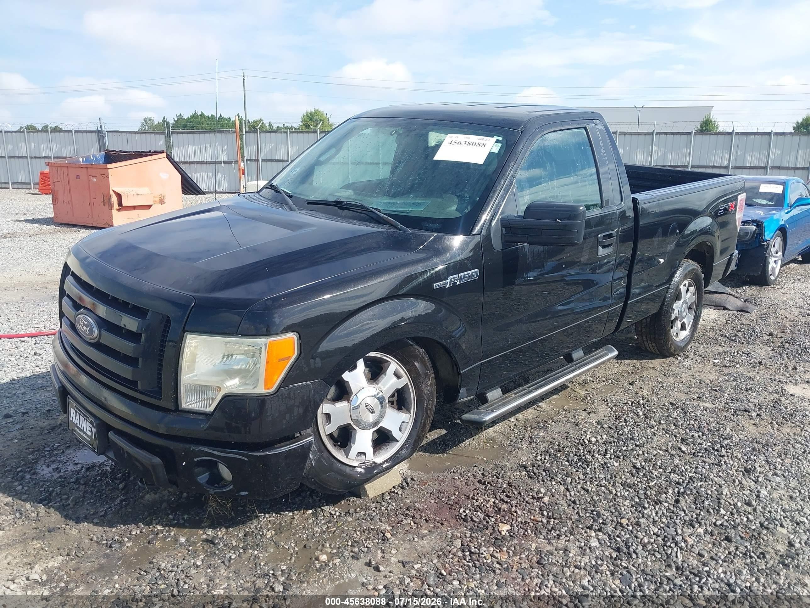 2010 Ford F-150 Stx/xl/xl W/mid-box Prep/xlt/xlt W/mid-box Prep Черный vin: 1FTMF1EW2AKA25832