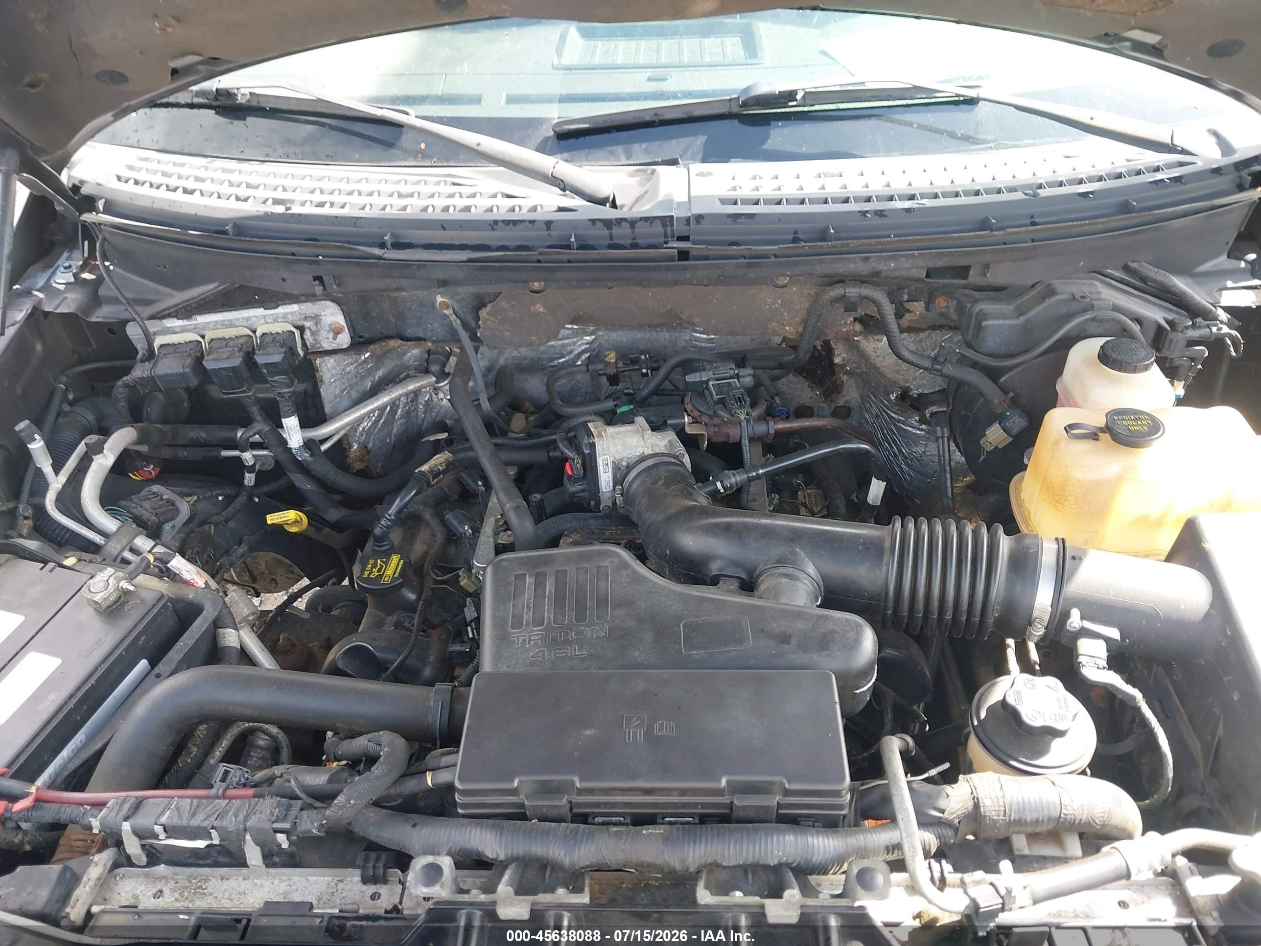 2010 Ford F-150 Stx/xl/xl W/mid-box Prep/xlt/xlt W/mid-box Prep Черный vin: 1FTMF1EW2AKA25832