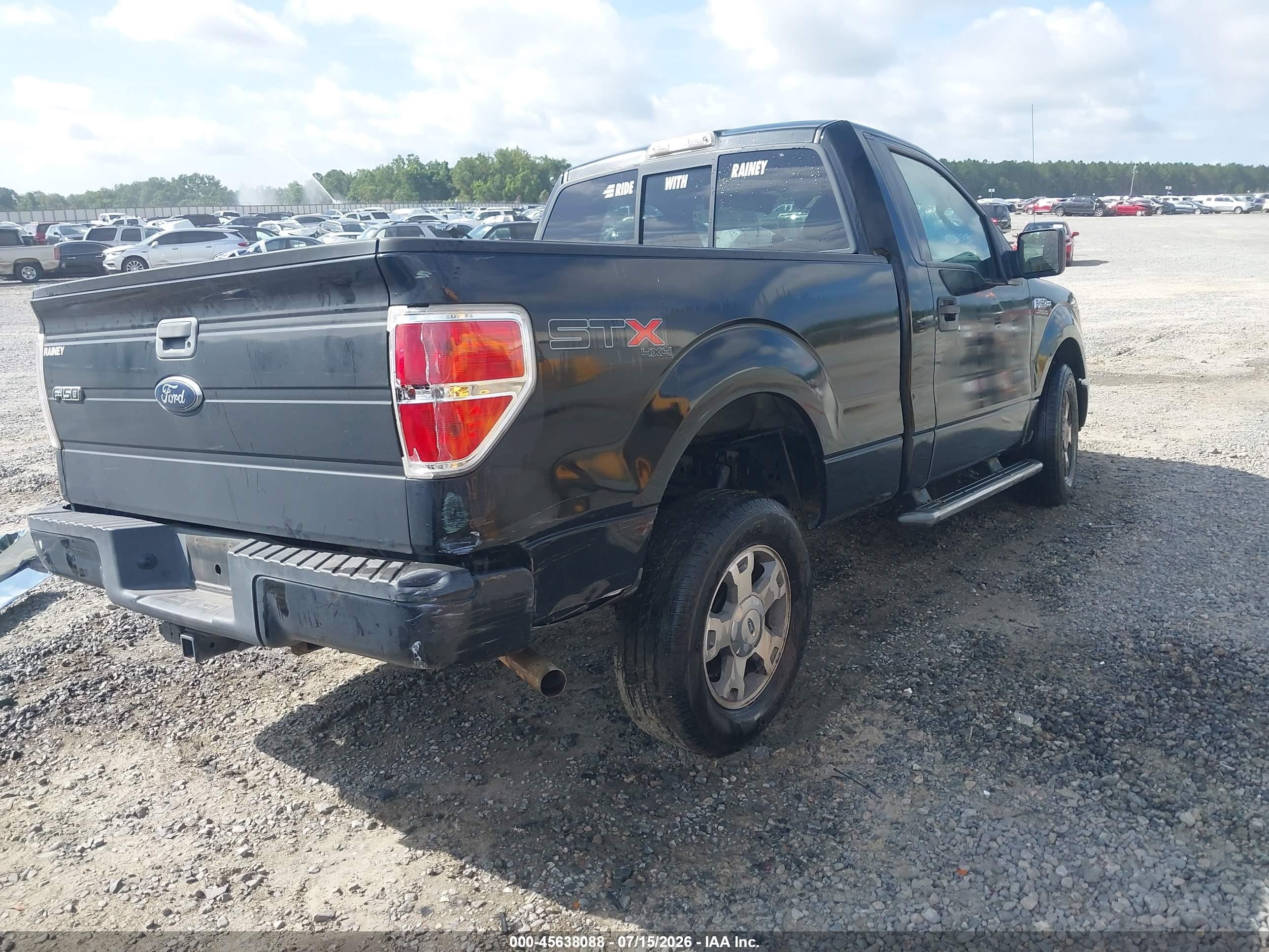 2010 Ford F-150 Stx/xl/xl W/mid-box Prep/xlt/xlt W/mid-box Prep Черный vin: 1FTMF1EW2AKA25832