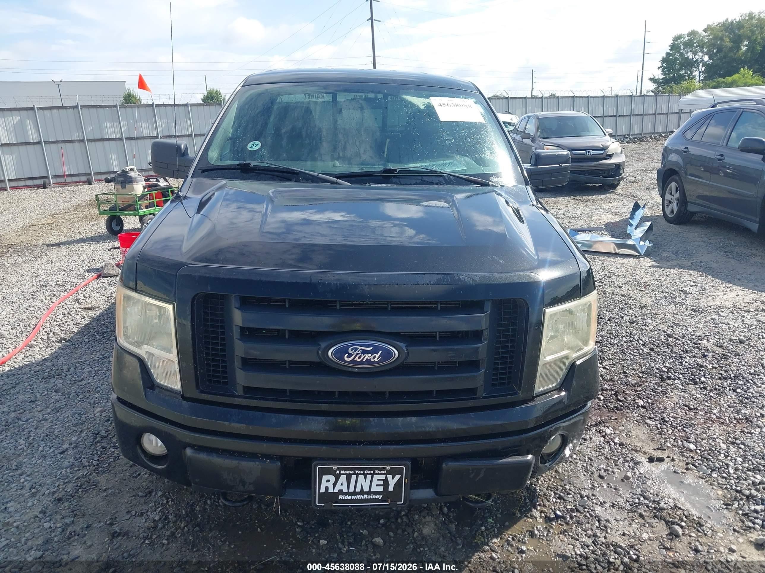 2010 Ford F-150 Stx/xl/xl W/mid-box Prep/xlt/xlt W/mid-box Prep Черный vin: 1FTMF1EW2AKA25832