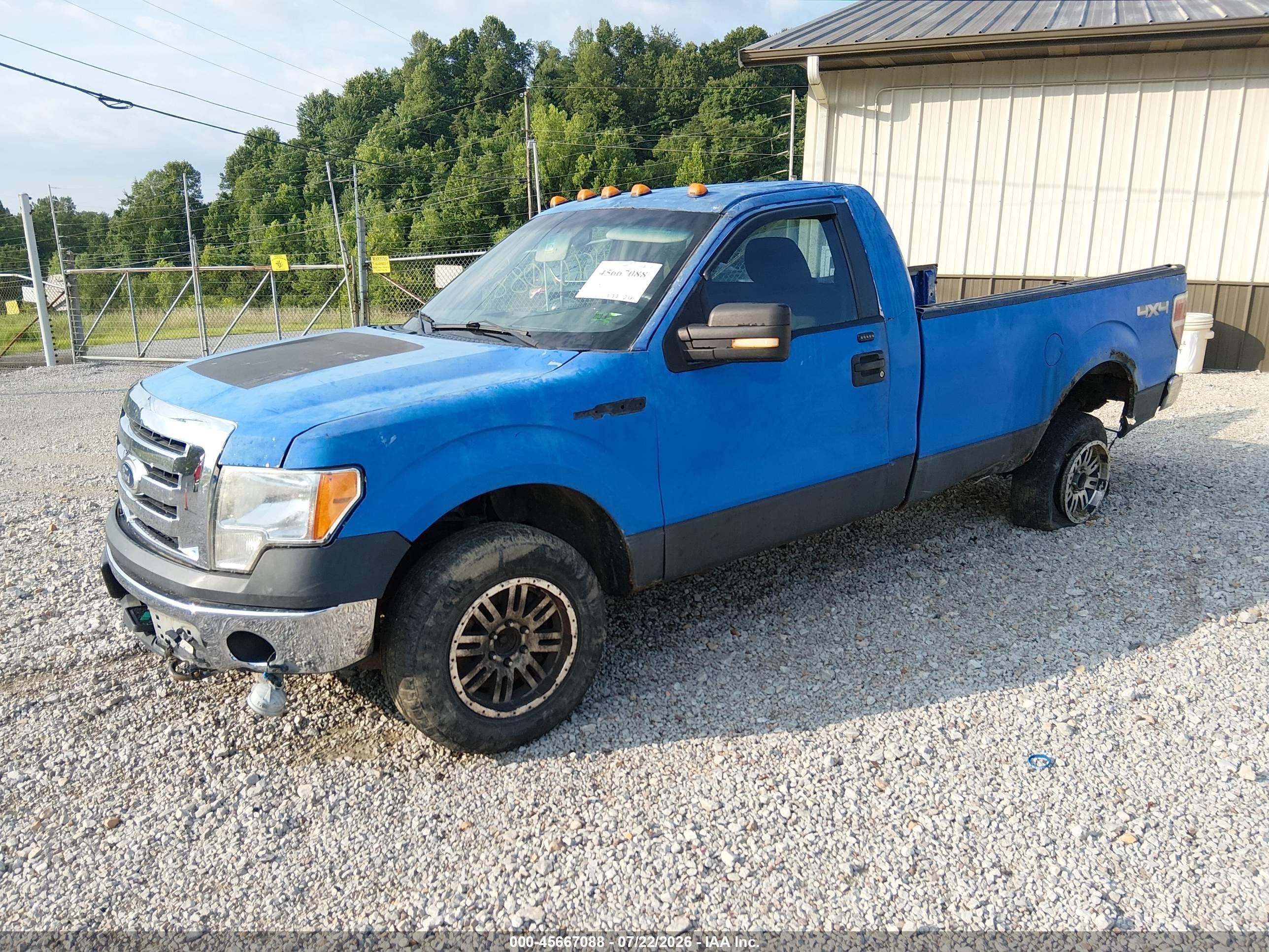 2010 Ford F-150 Stx/xl/xl W/mid-box Prep/xlt/xlt W/mid-box Prep Blue vin: 1FTMF1EW3AKE31084