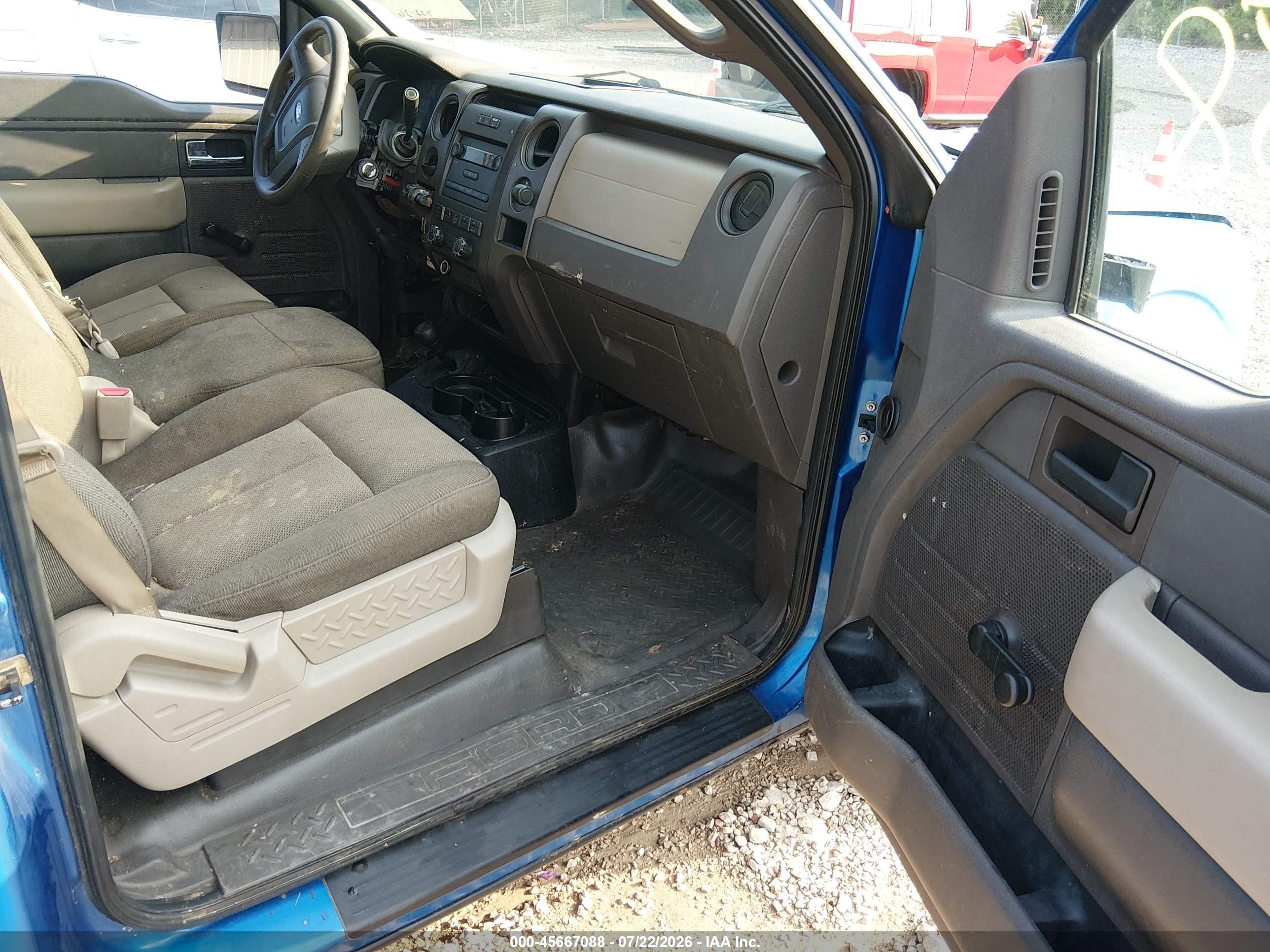 2010 Ford F-150 Stx/xl/xl W/mid-box Prep/xlt/xlt W/mid-box Prep Blue vin: 1FTMF1EW3AKE31084