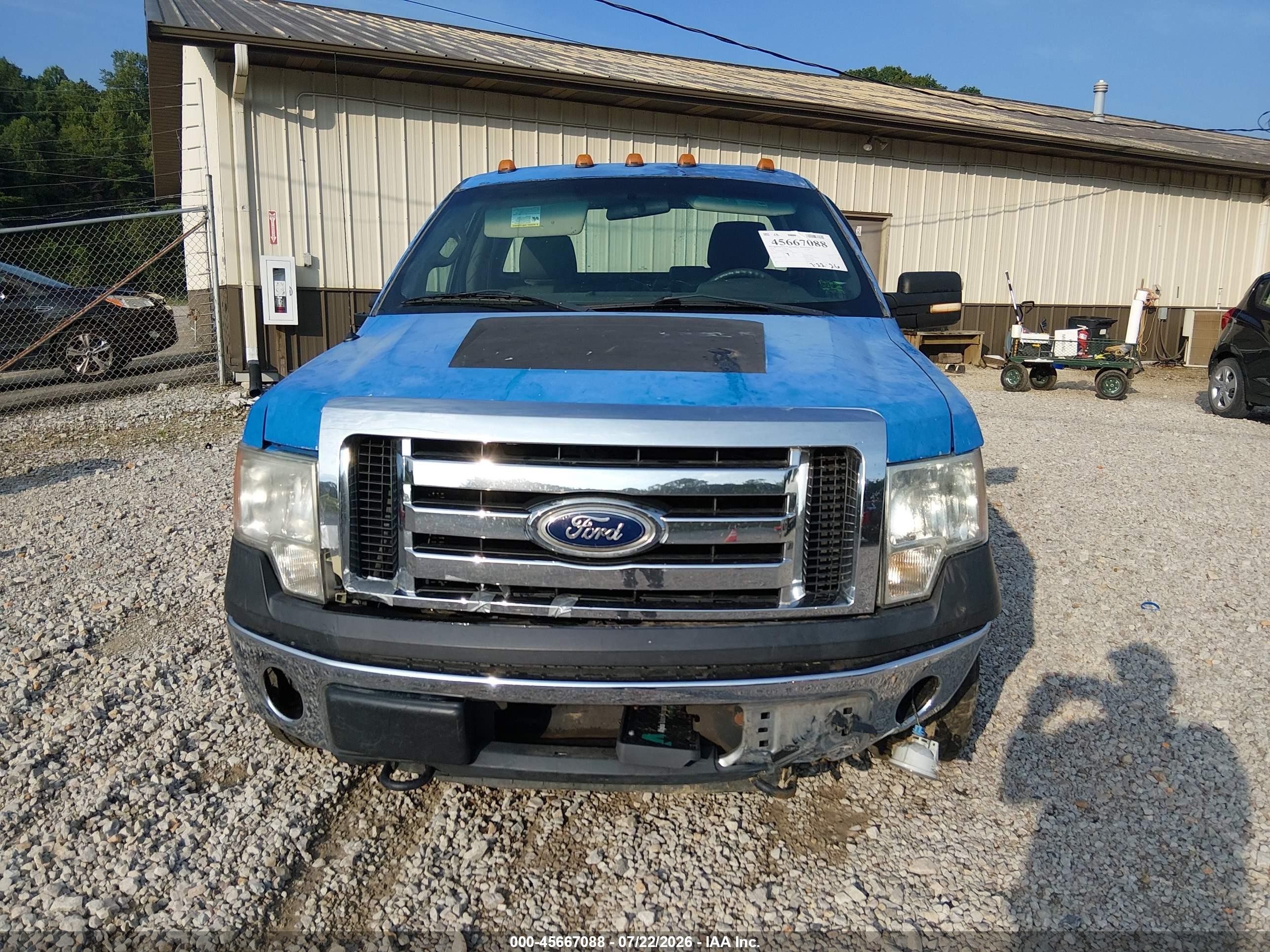 2010 Ford F-150 Stx/xl/xl W/mid-box Prep/xlt/xlt W/mid-box Prep Blue vin: 1FTMF1EW3AKE31084