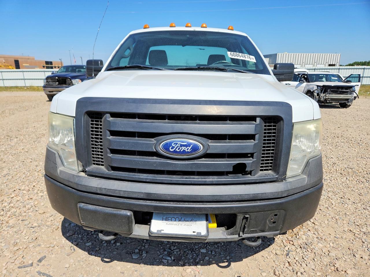 2010 Ford F150 White vin: 1FTMF1EW4AKA89936