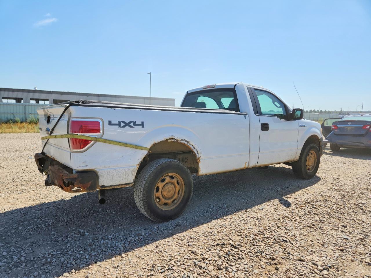 2010 Ford F150 White vin: 1FTMF1EW4AKA89936
