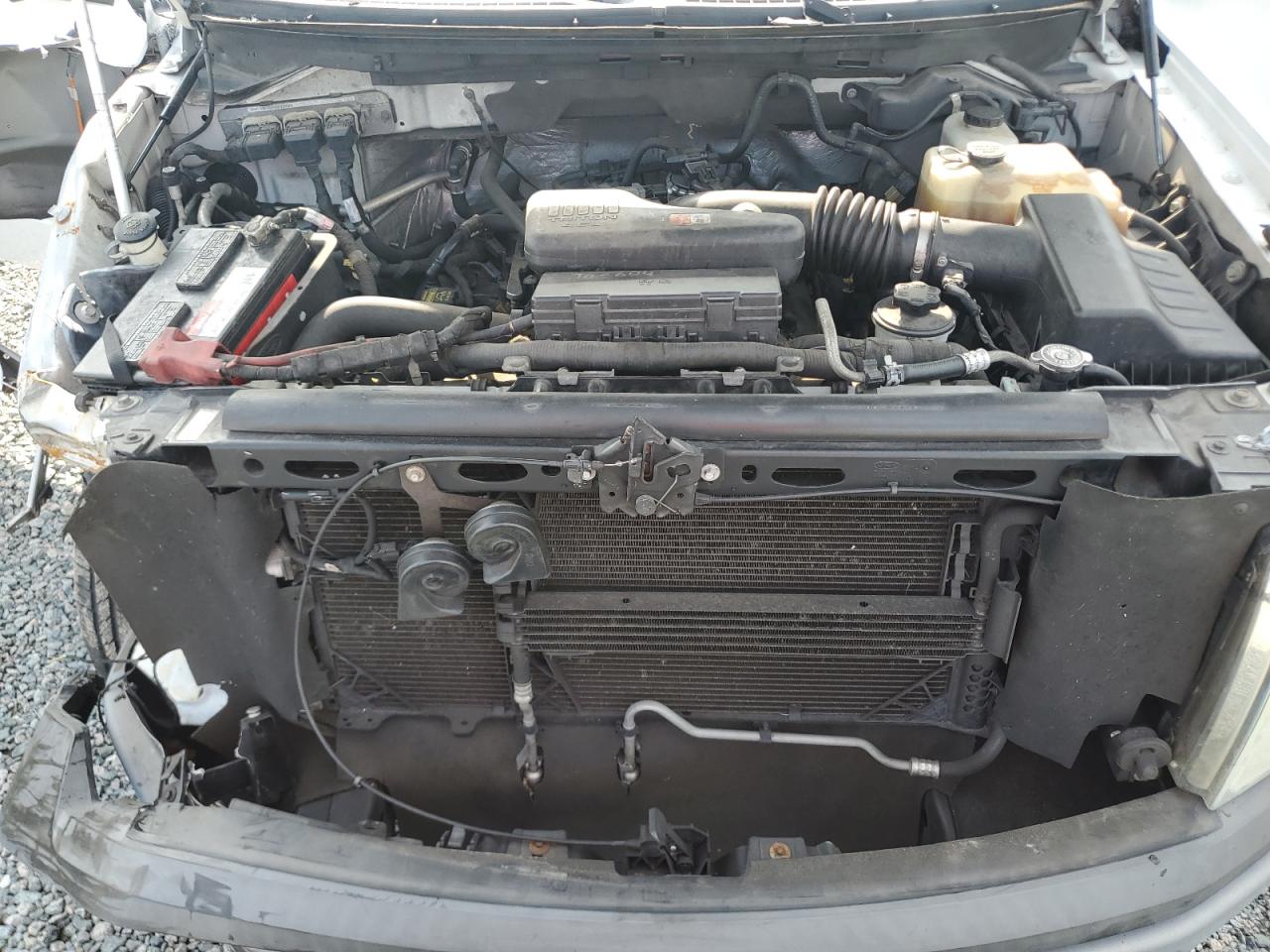 2010 Ford F150 White vin: 1FTMF1EW4AKB37368