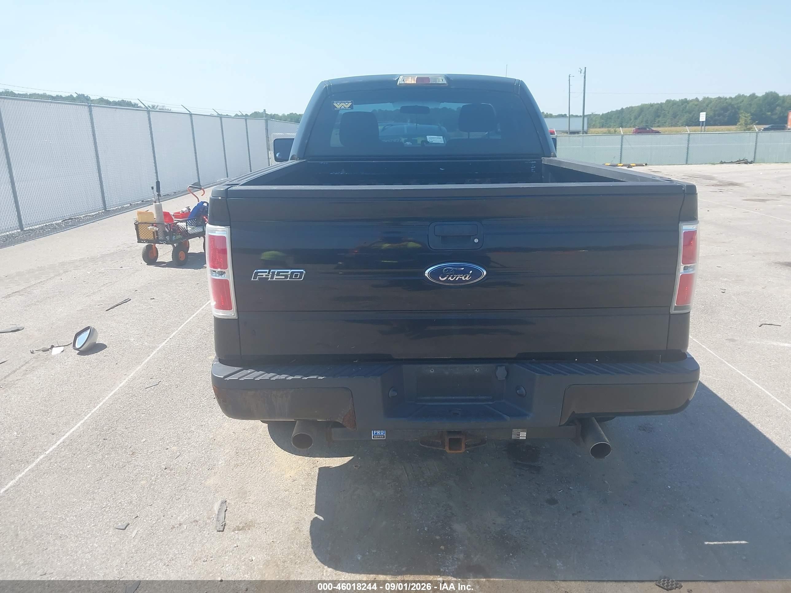 2010 Ford F-150 Stx Black vin: 1FTMF1EW4AKC54268