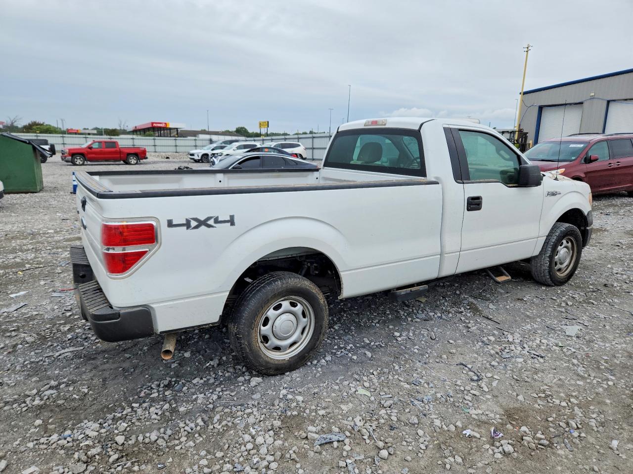 2010 Ford F150 White vin: 1FTMF1EW6AKE70526