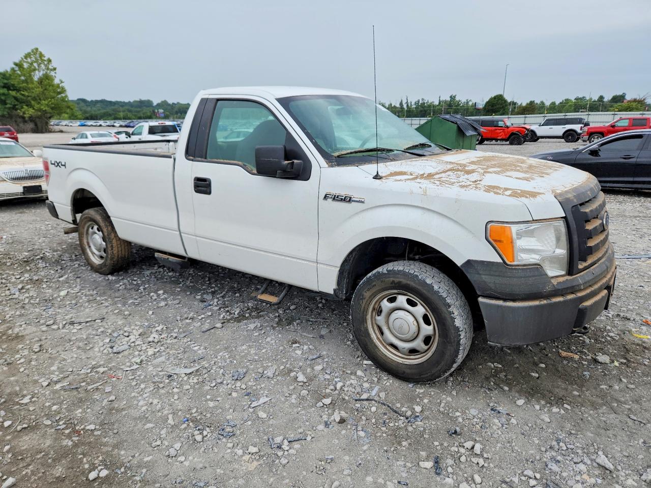 2010 Ford F150 White vin: 1FTMF1EW6AKE70526