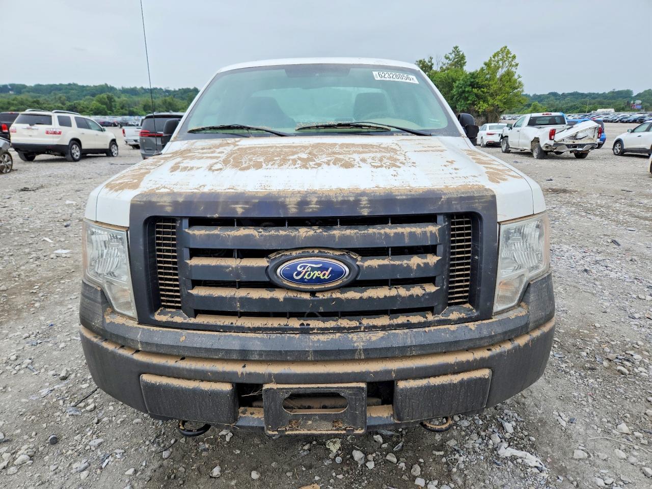 2010 Ford F150 White vin: 1FTMF1EW6AKE70526