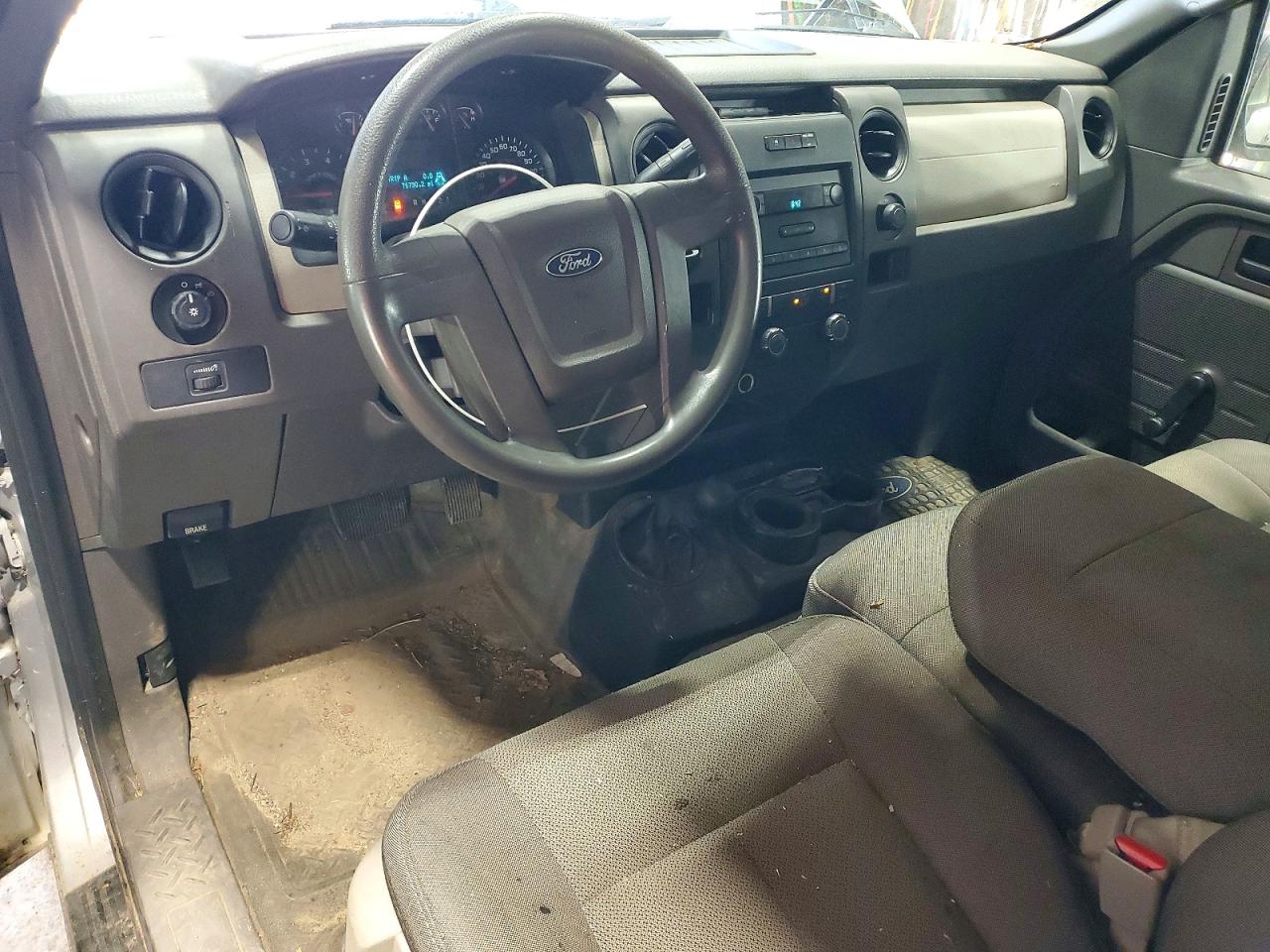 2010 Ford F150 Silver vin: 1FTMF1EW7AFD37850