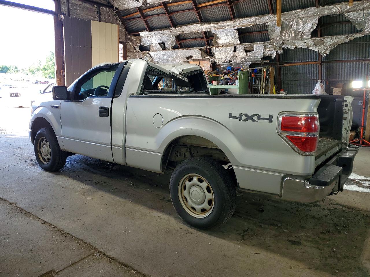 2010 Ford F150 Silver vin: 1FTMF1EW7AFD37850