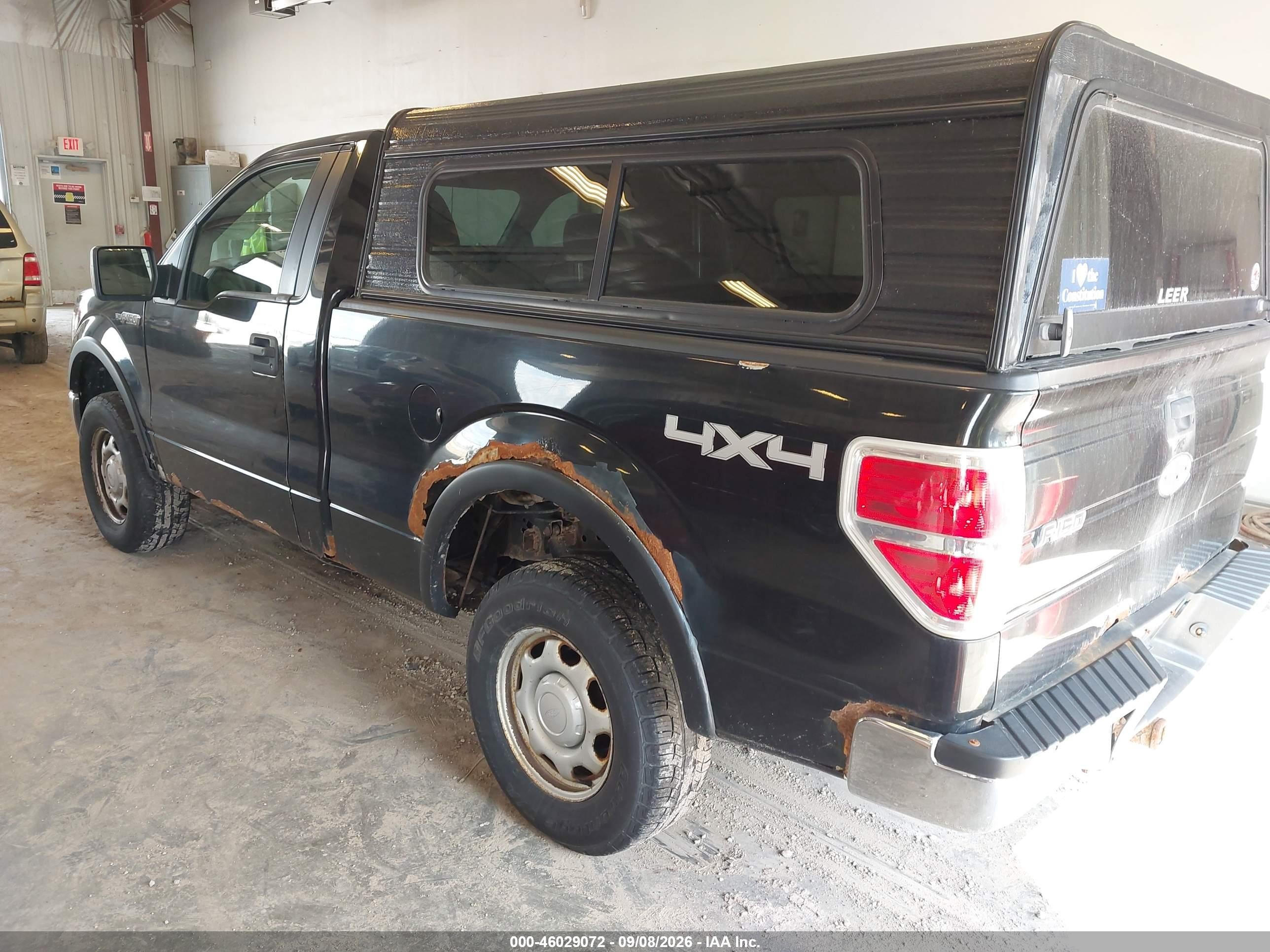 2010 Ford F-150 Stx/xl/xlt Black vin: 1FTMF1EW9AKB22803