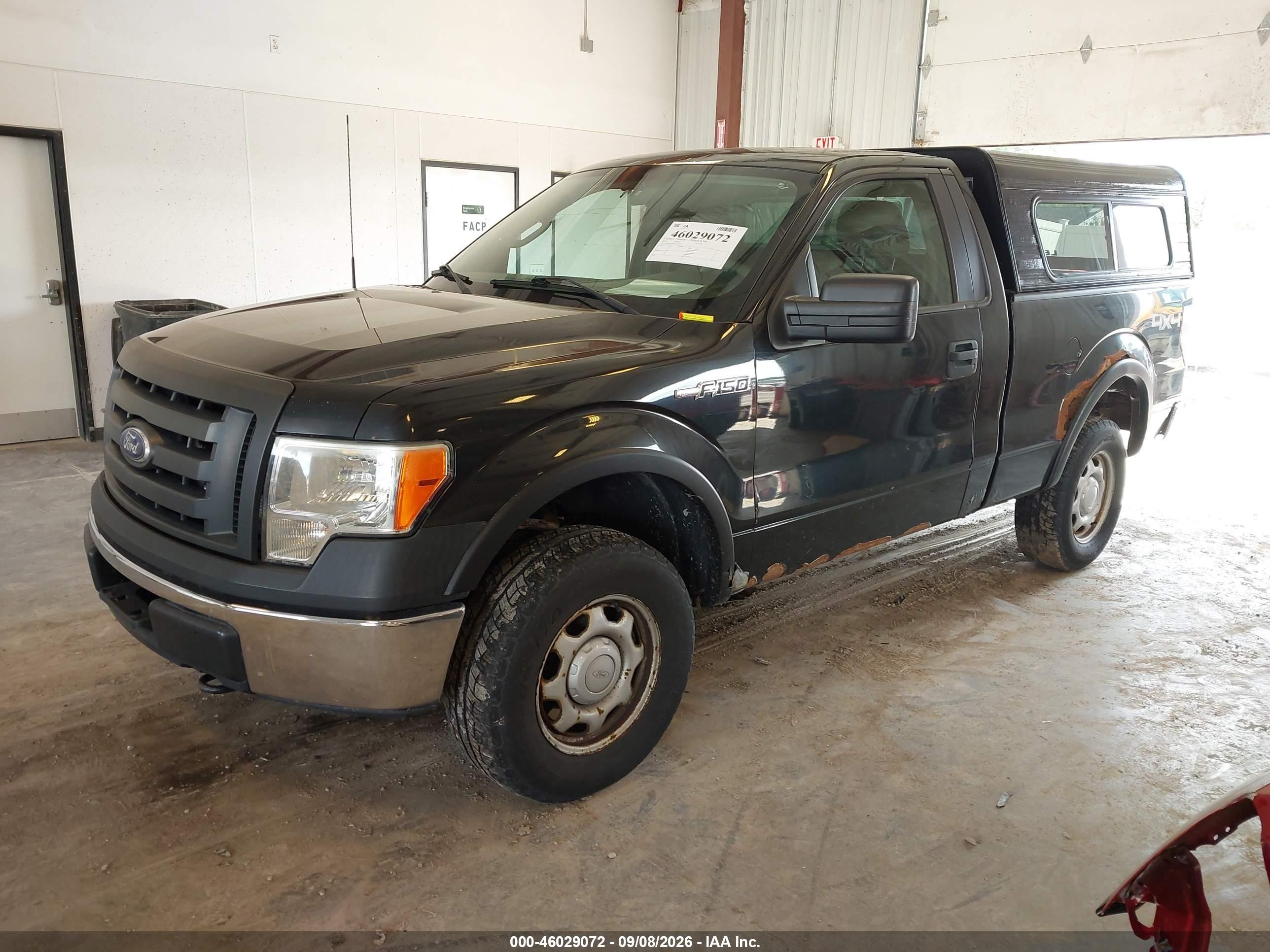 2010 Ford F-150 Stx/xl/xlt Black vin: 1FTMF1EW9AKB22803