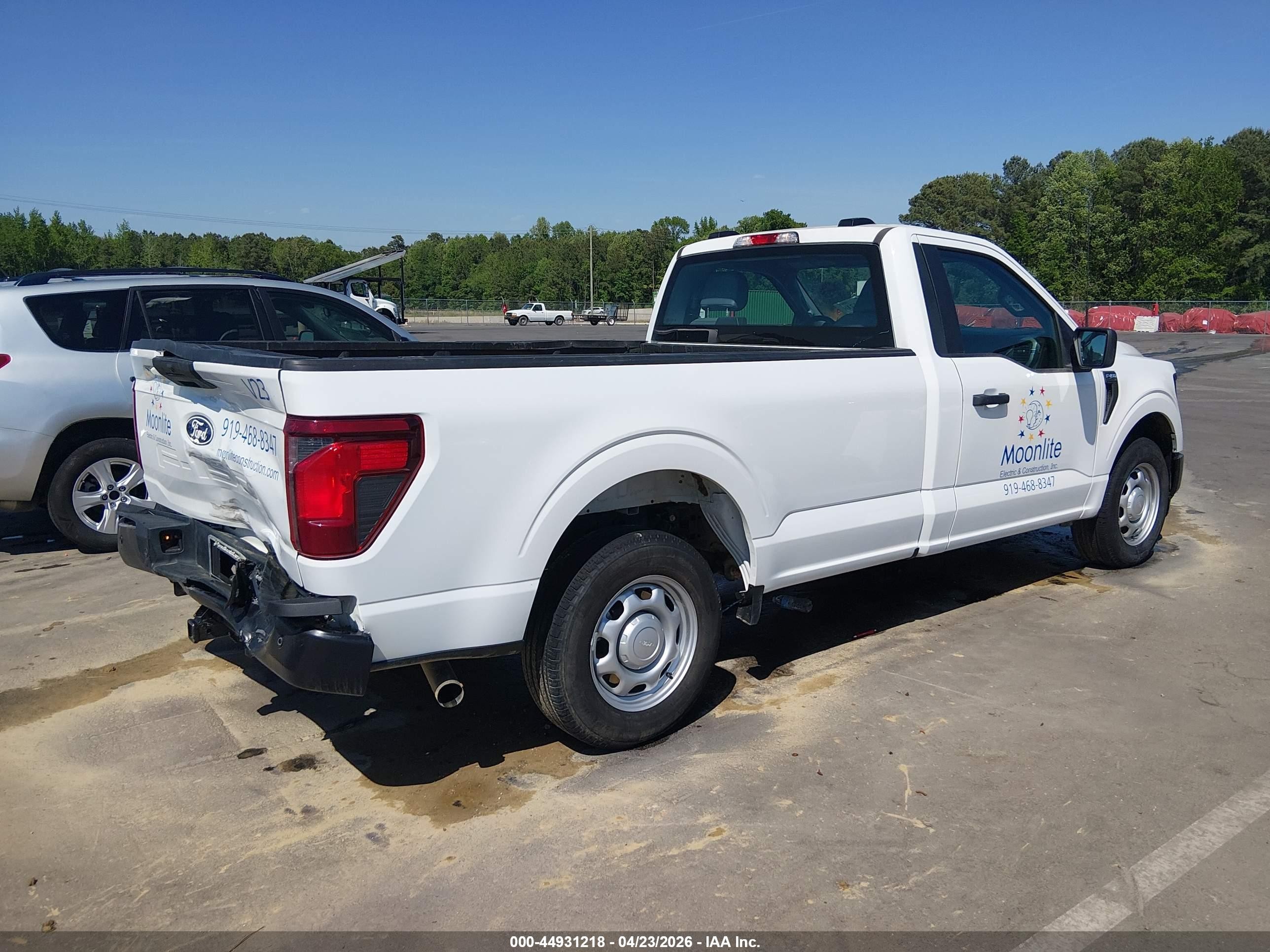 2025 Ford F-150 Xl White vin: 1FTMF1KP0SKD44662