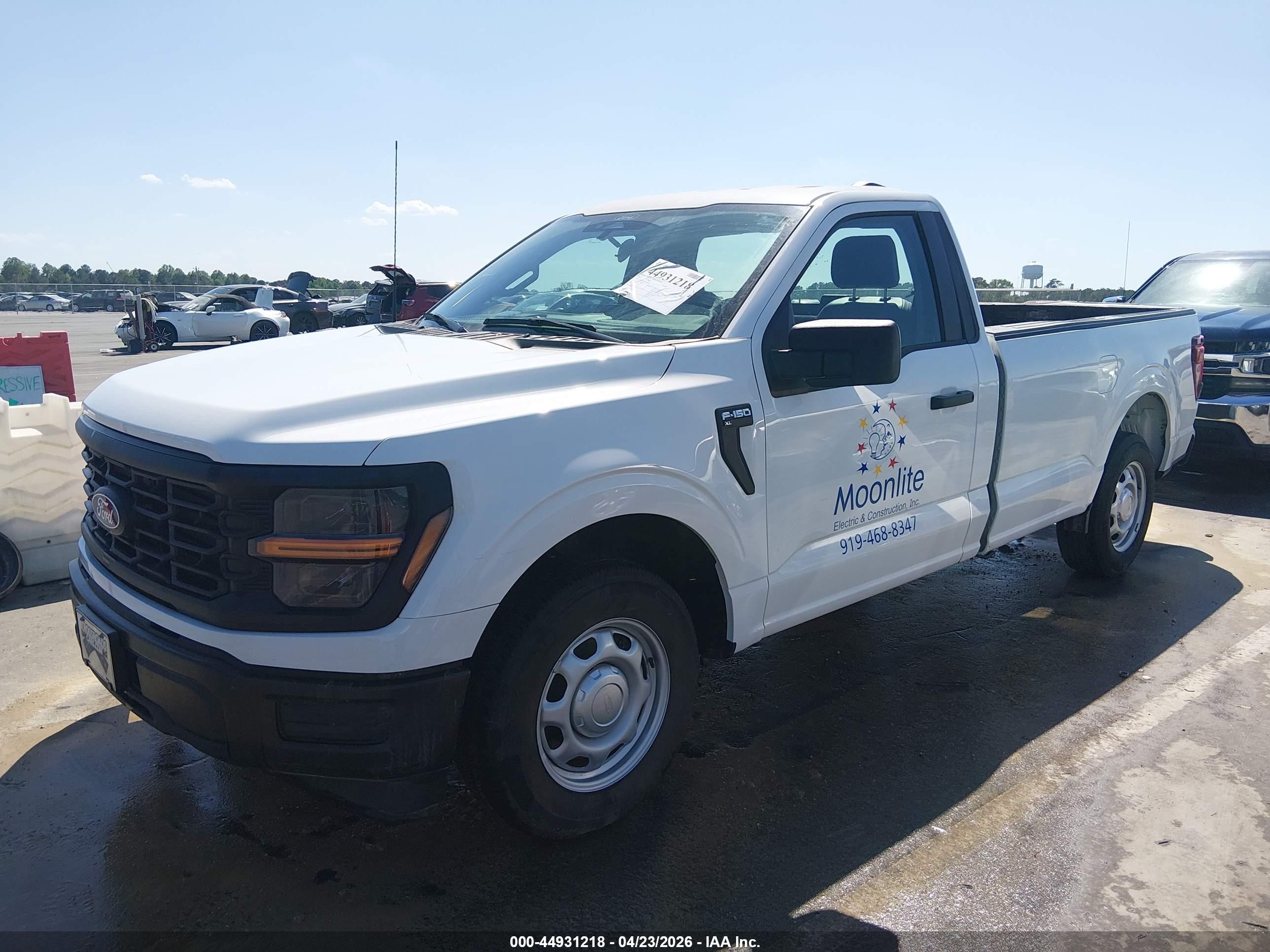 2025 Ford F-150 Xl White vin: 1FTMF1KP0SKD44662