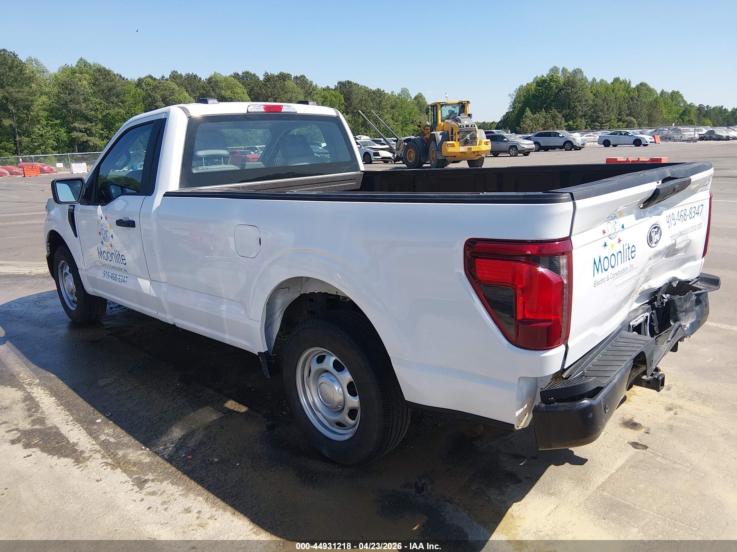 2025 Ford F-150 Xl White vin: 1FTMF1KP0SKD44662
