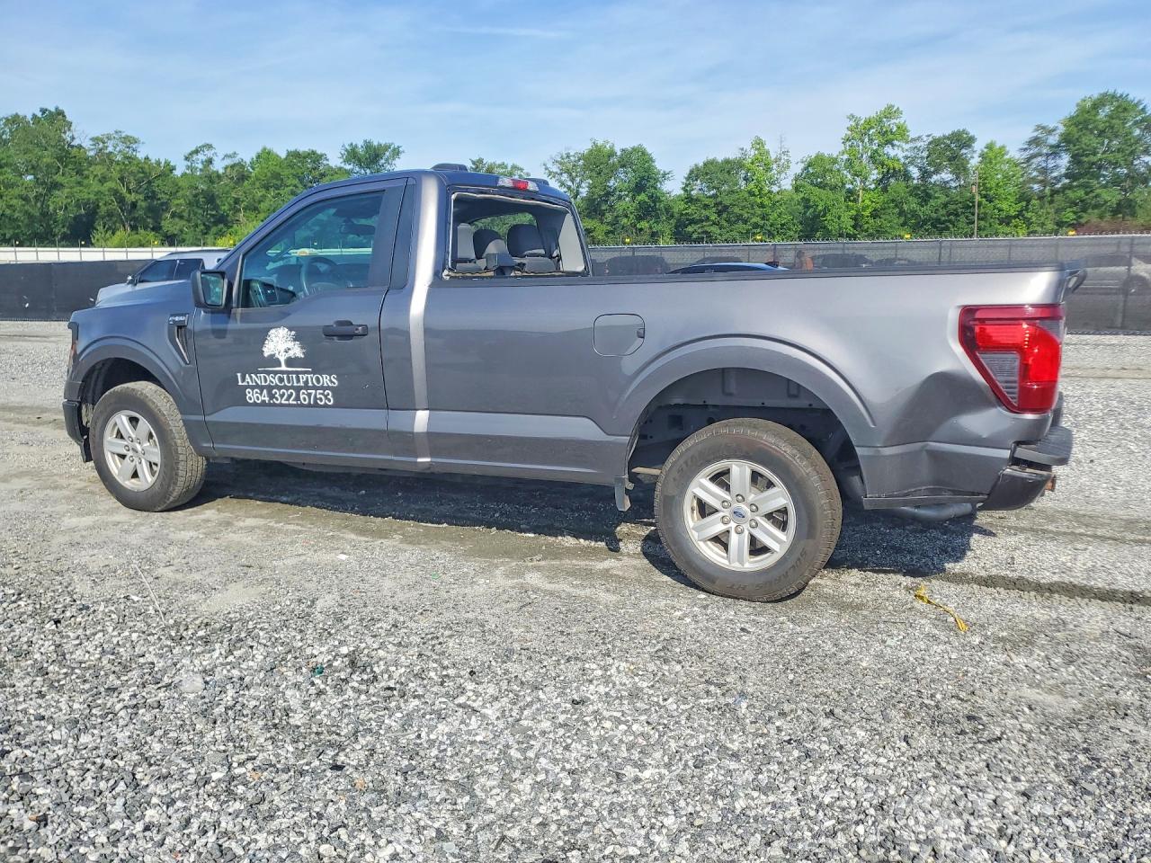 2024 Ford F150 Xl Серый vin: 1FTMF1KP2RKD16176