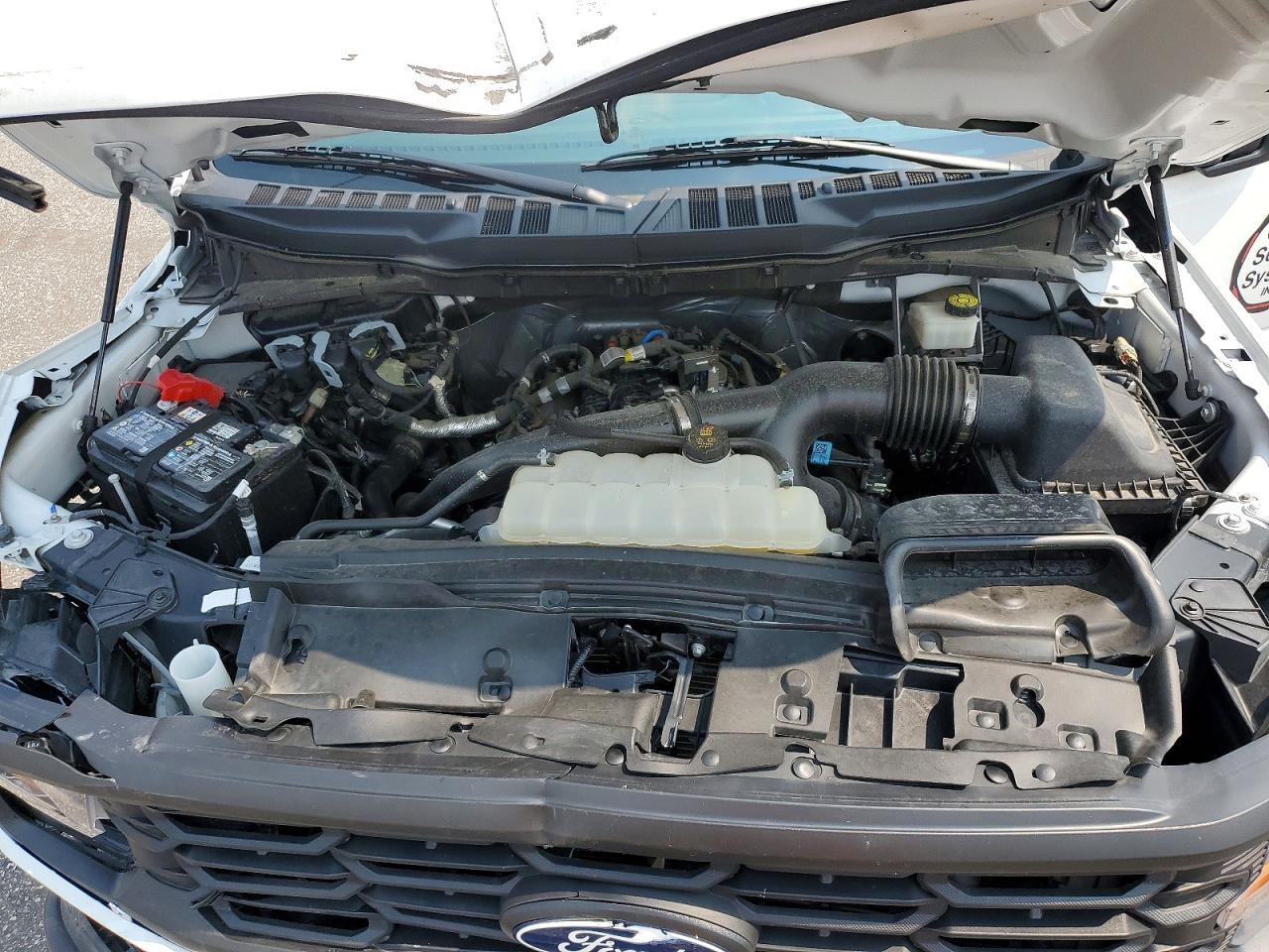 2024 Ford F150 Xl White vin: 1FTMF1KP2RKF59051