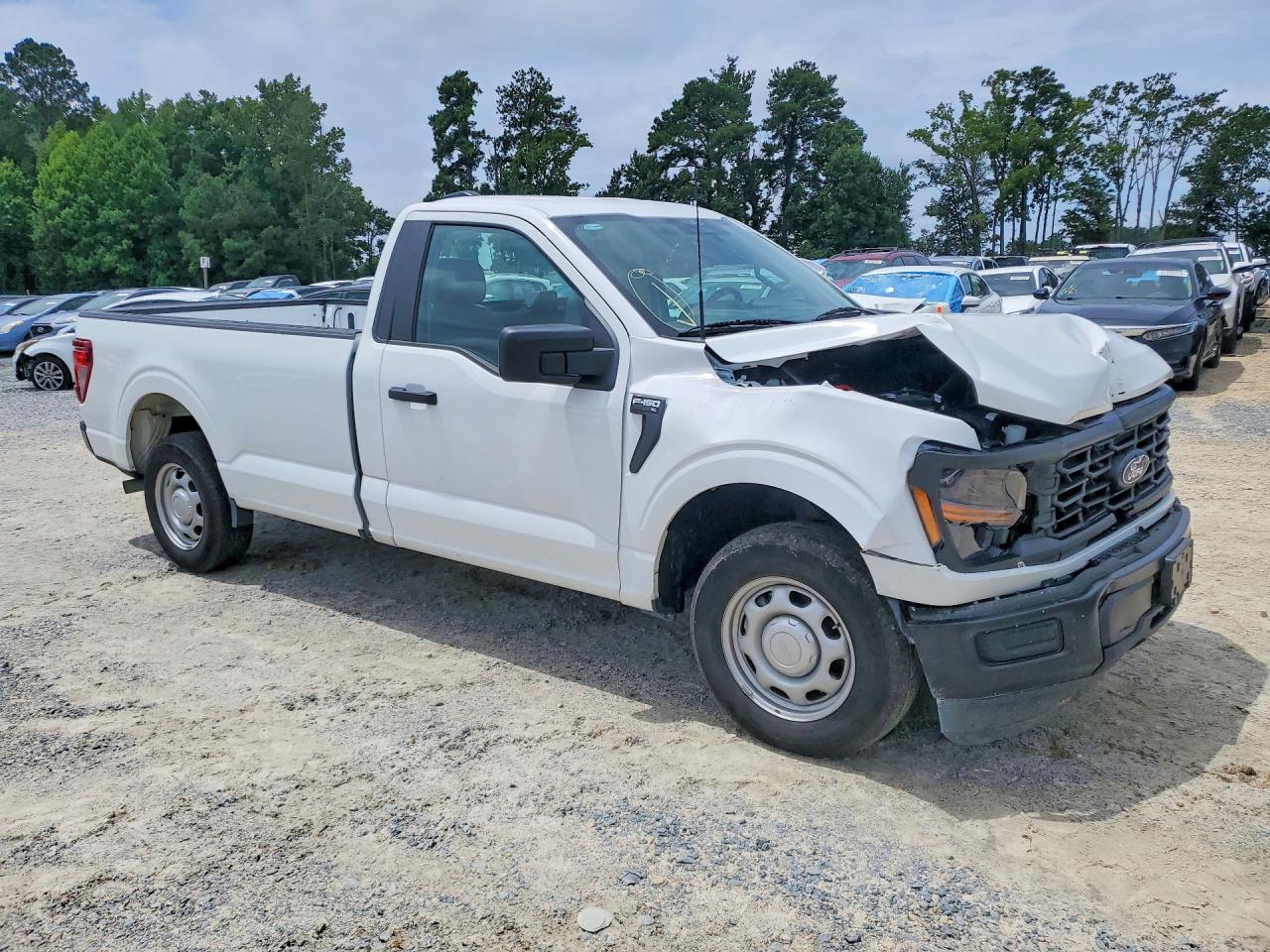 2024 Ford F150 Xl White vin: 1FTMF1KP2RKF59051