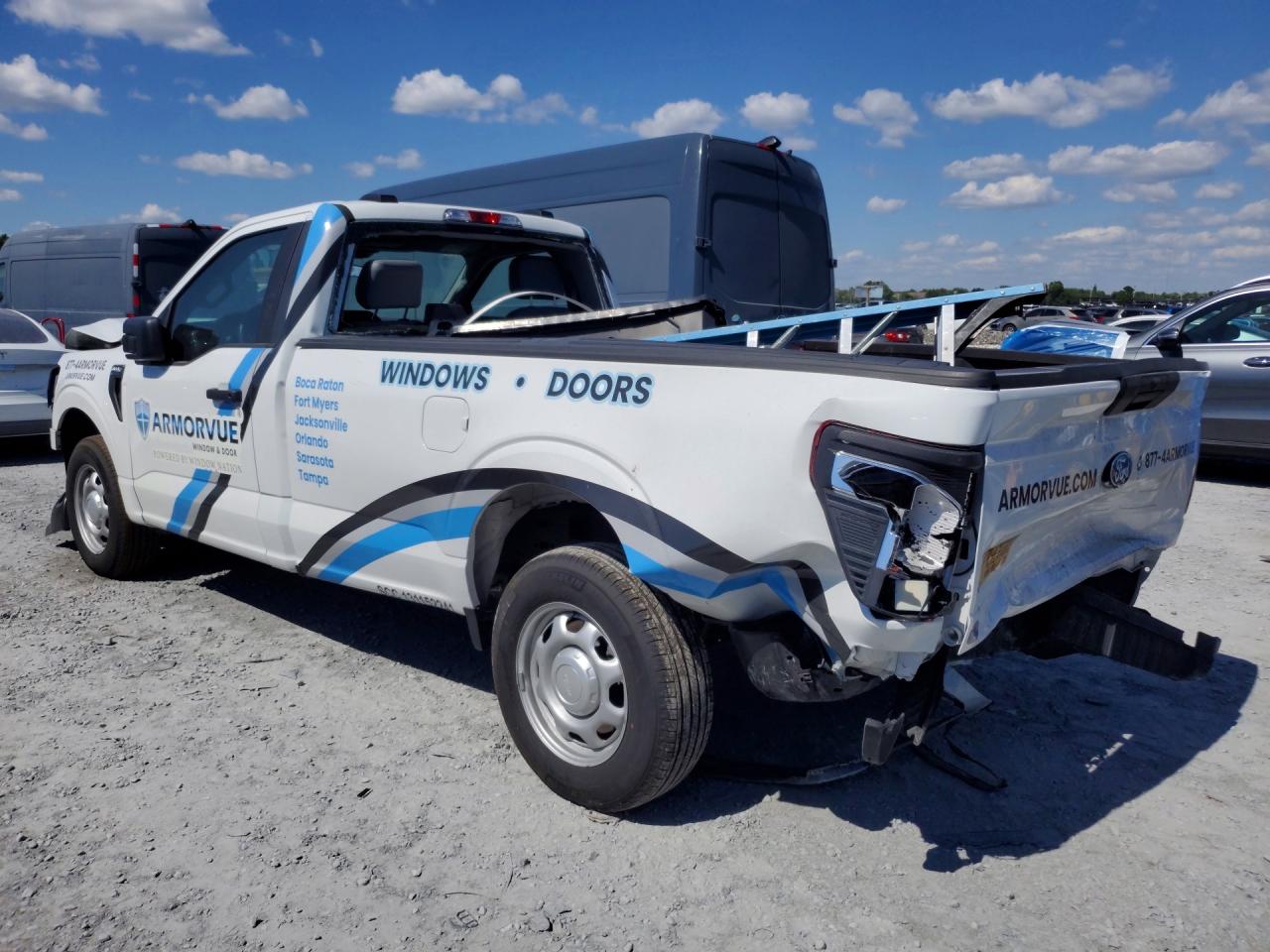 2025 Ford F150 Xl White vin: 1FTMF1KP6SKD73065