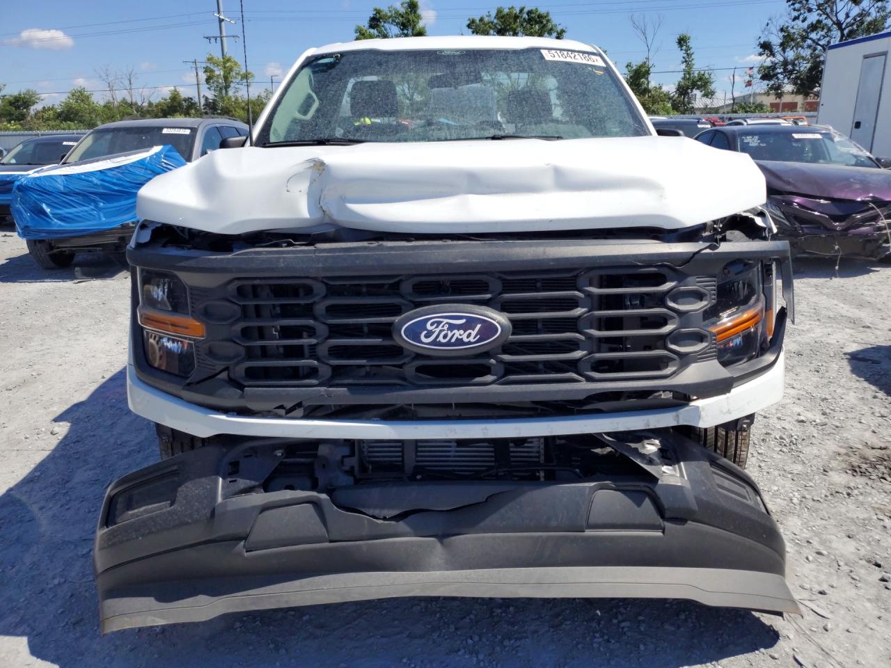 2025 Ford F150 Xl White vin: 1FTMF1KP6SKD73065