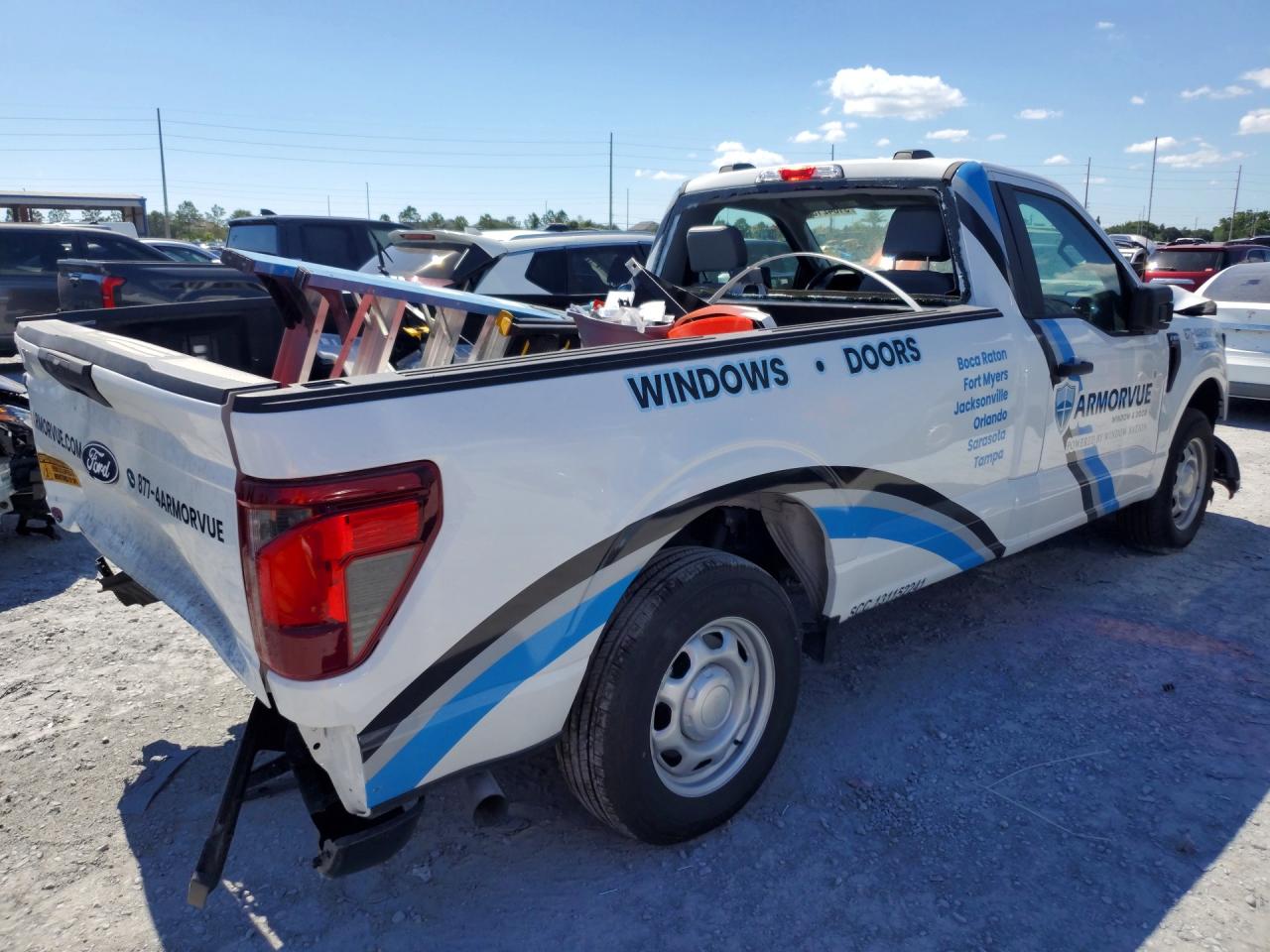 2025 Ford F150 Xl White vin: 1FTMF1KP6SKD73065